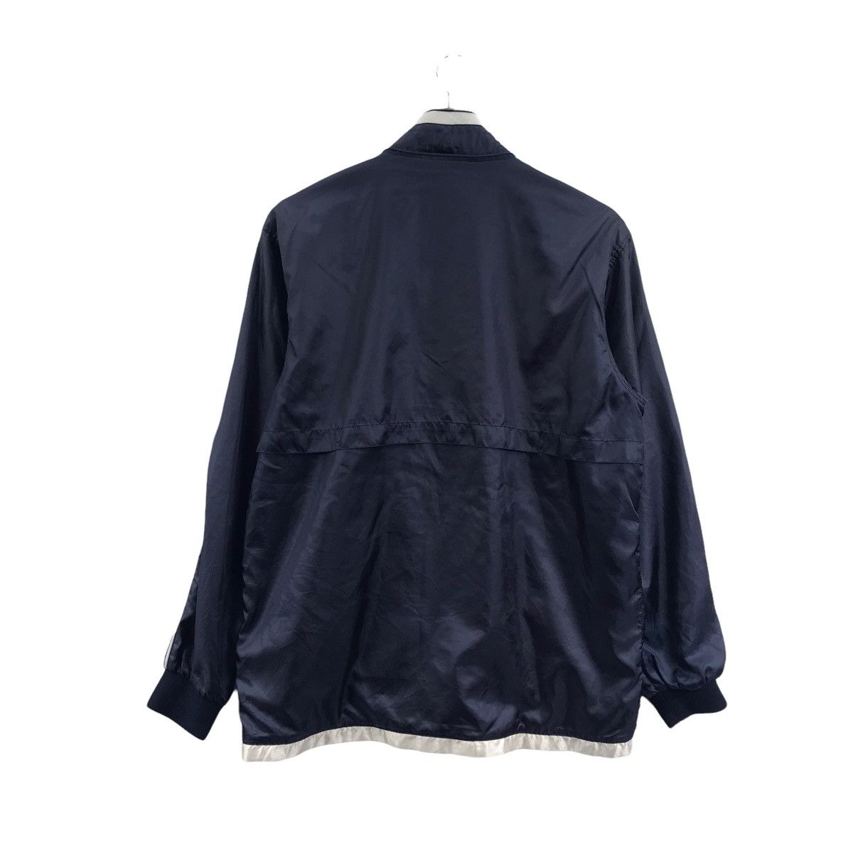 Nike NIKE SWOOSH Stripes Sport Blue Zipper Windbreaker Jacket Size US S / EU 44-46 / 1 - 8 Thumbnail