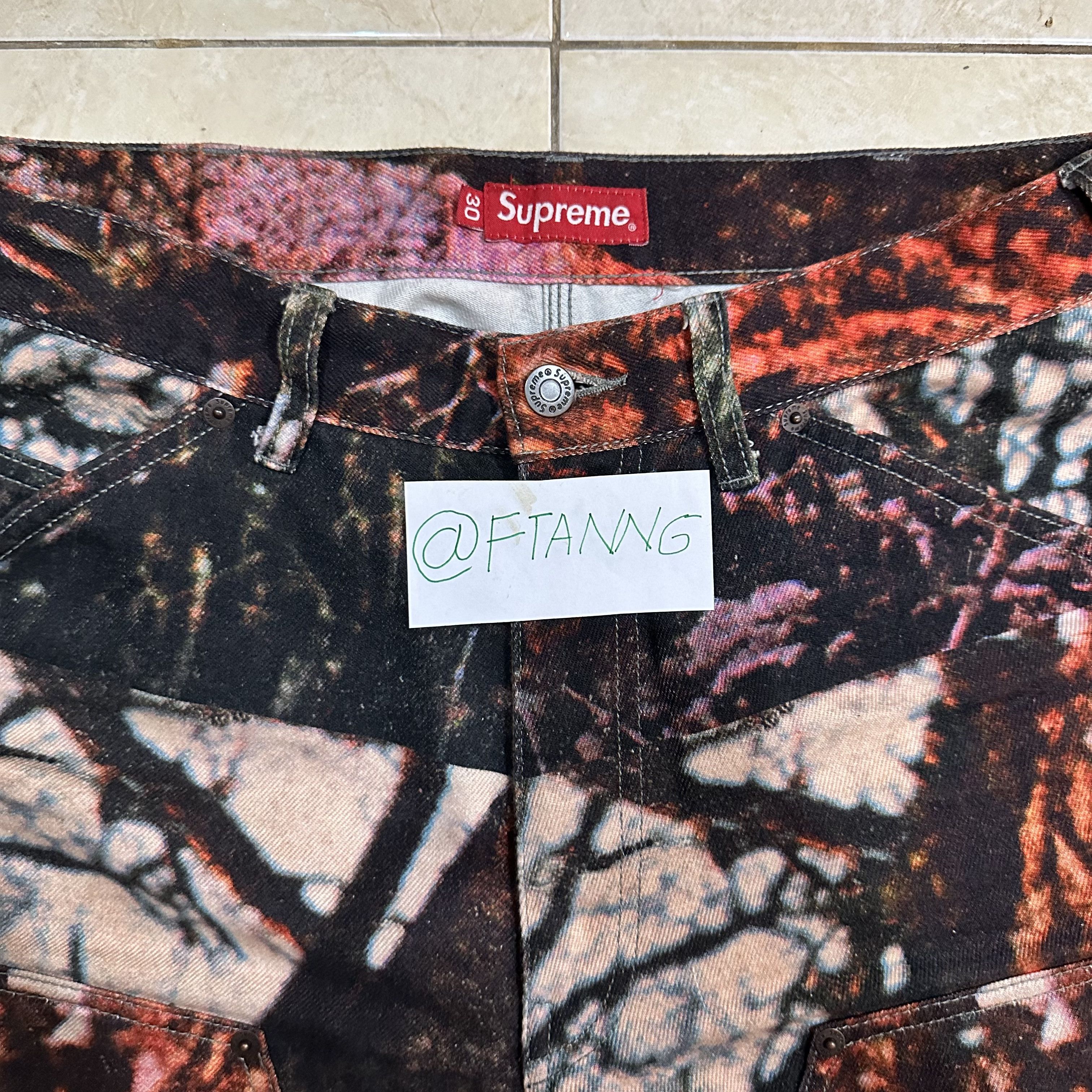 Supreme Double Knee Denim Painter Pant