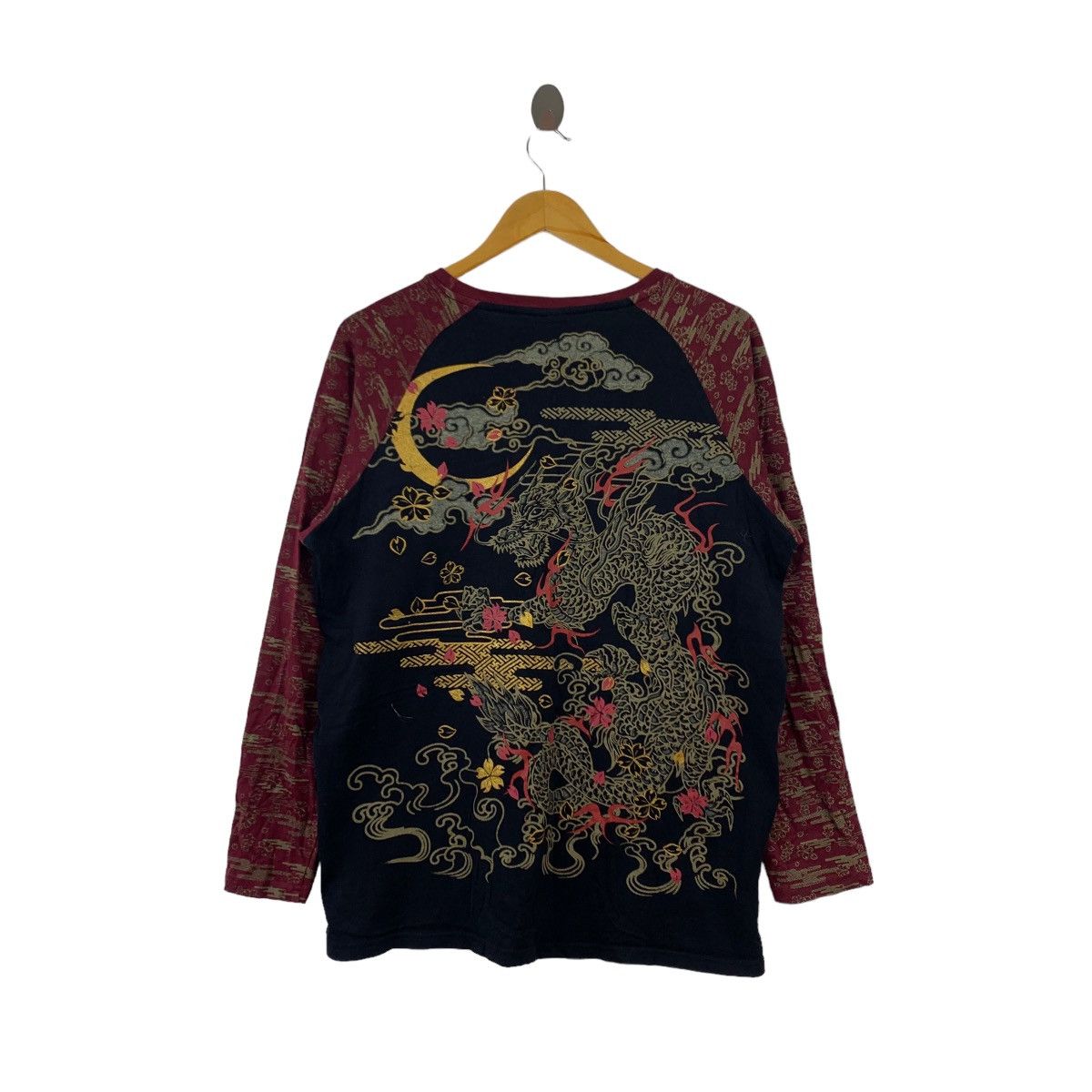 Japanese Brand Vintage DBLD Japanese Brand Sukajan Dragon Long Sleeve Shirt Size US L / EU 52-54 / 3 - 4 Thumbnail