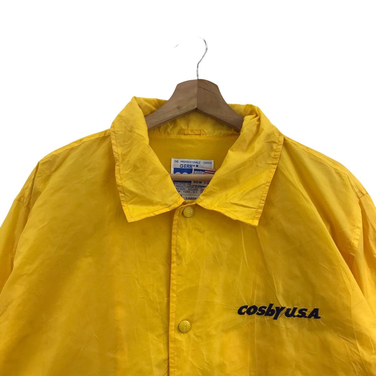 Vintage Vintage 90s COSBY USA Flag Windbreaker Coach Jacket Varsity Size US L / EU 52-54 / 3 - 2 Thumbnail