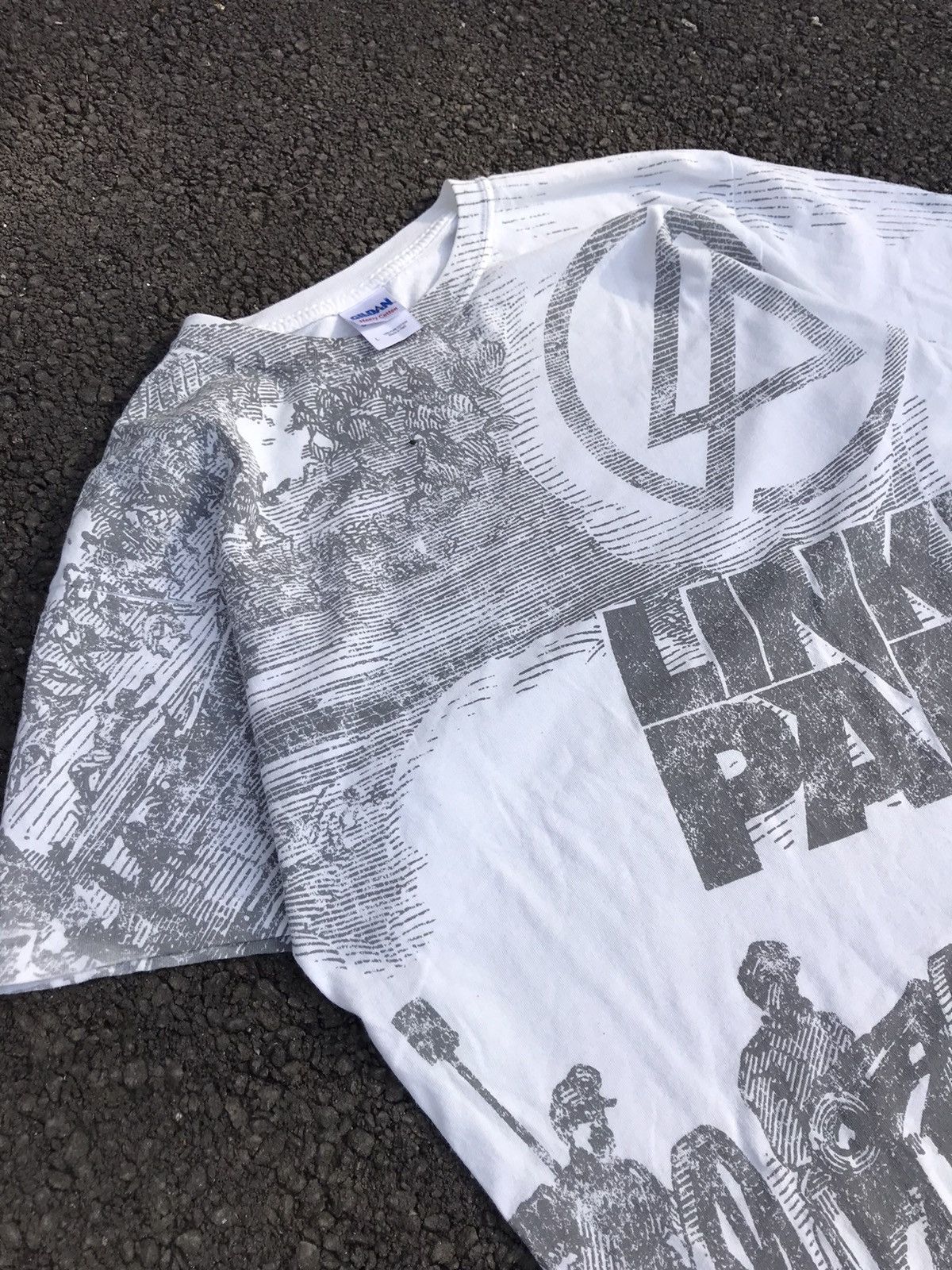 Band Tees vintage Linkin Park overprinted tee Size US L / EU 52-54 / 3 - 5 Thumbnail