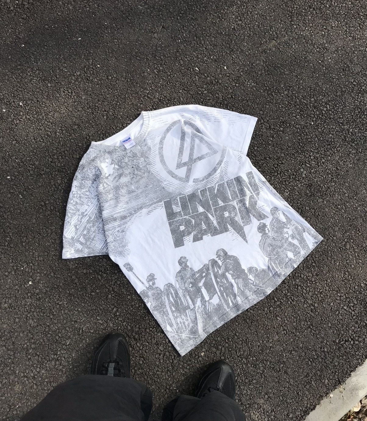 Band Tees vintage Linkin Park overprinted tee Size US L / EU 52-54 / 3 - 3 Thumbnail