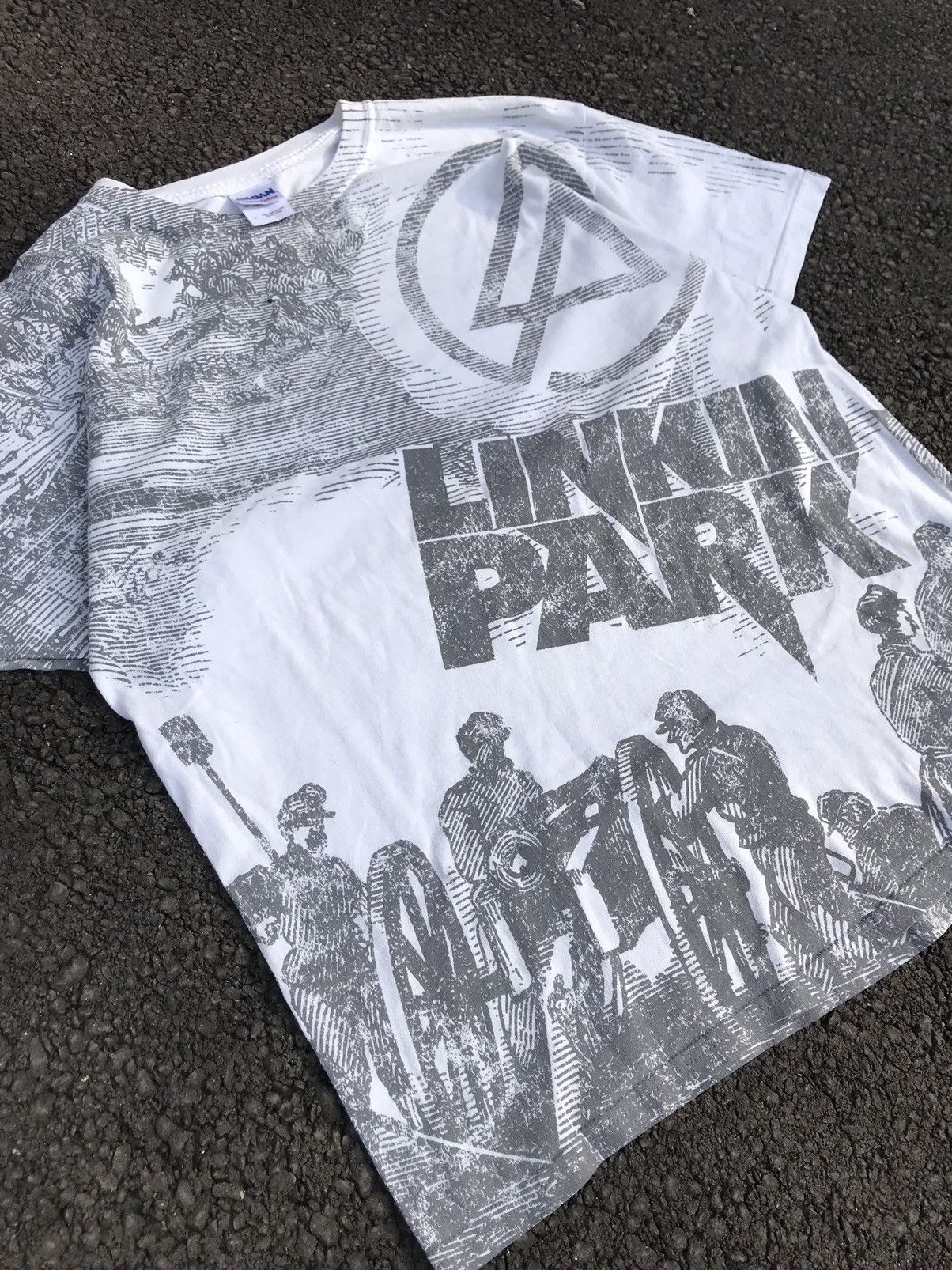 Band Tees vintage Linkin Park overprinted tee Size US L / EU 52-54 / 3 - 4 Thumbnail