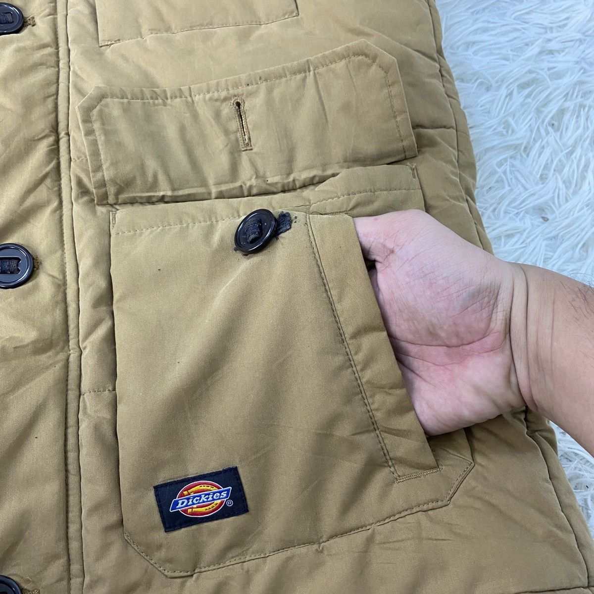 Dickies Dickies Multipocket Fur Hooded Down Jacket Size US M / EU 48-50 / 2 - 14 Thumbnail