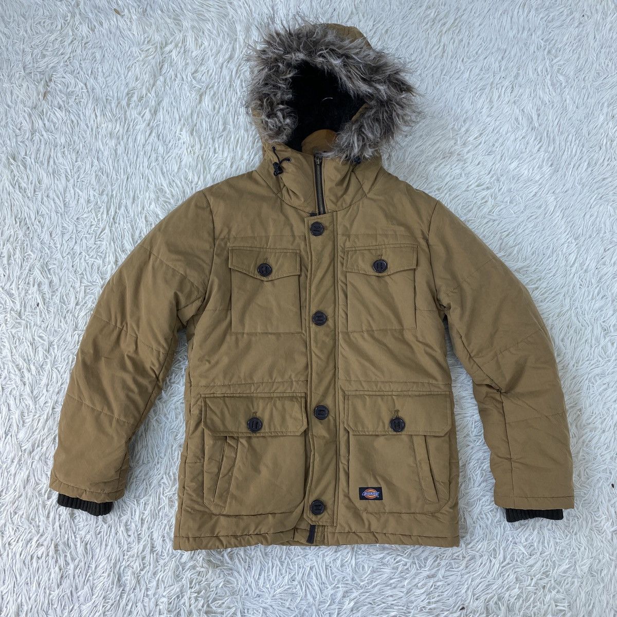 Dickies Dickies Multipocket Fur Hooded Down Jacket Size US M / EU 48-50 / 2 - 2 Thumbnail