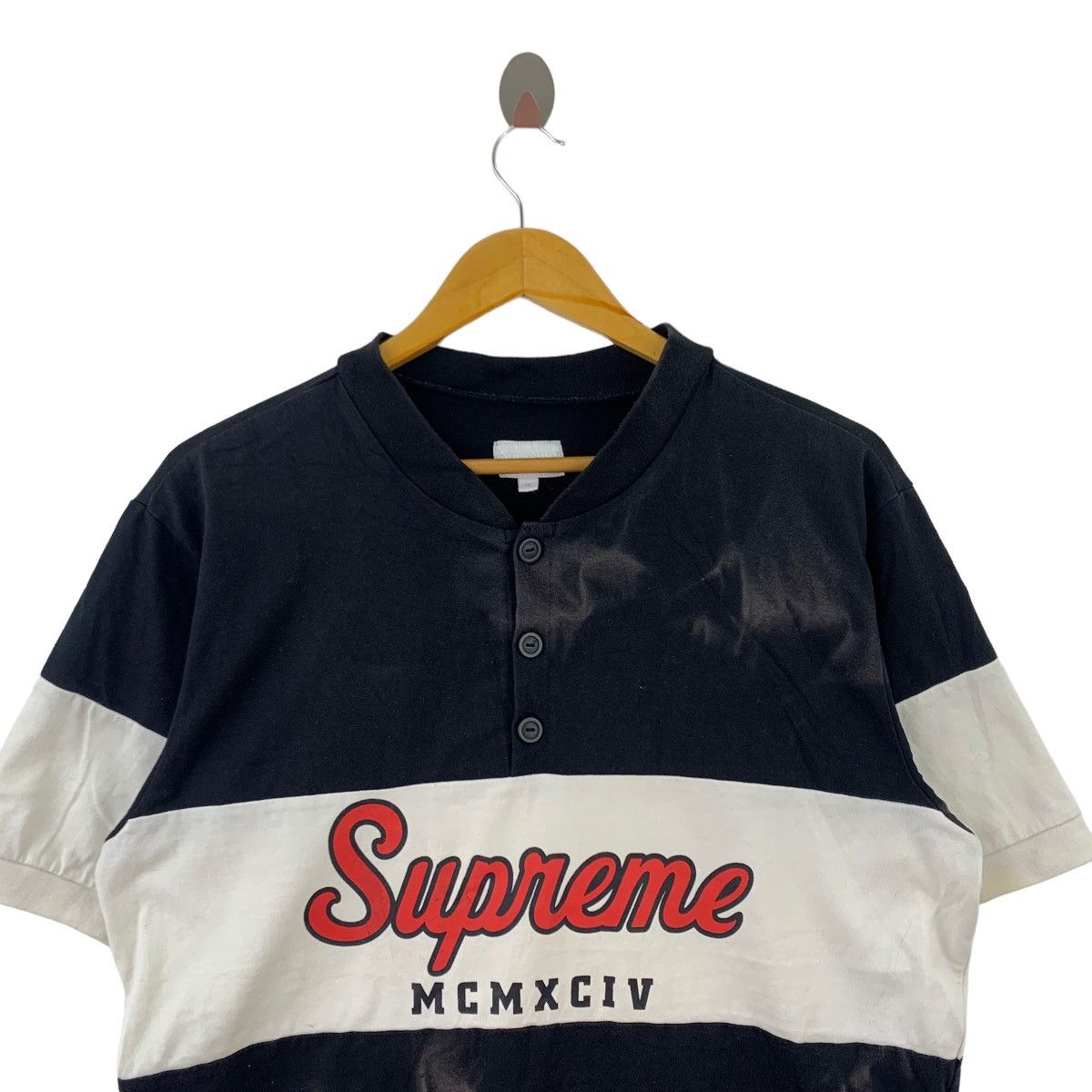 Supreme SUPREME MCM x CIV Stripes Brand Print Design Collar Size US M / EU 48-50 / 2 - 2 Thumbnail