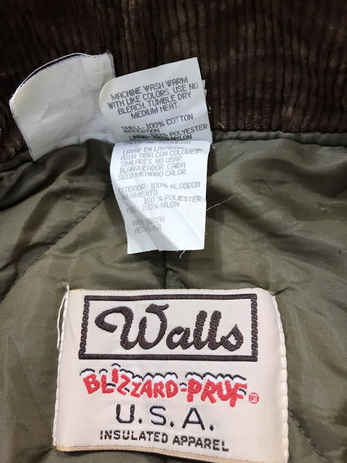 Vintage 90s Walls Blizzards Puff Colour Overall Chest Pockets Size US 40 / EU 56 - 9 Thumbnail