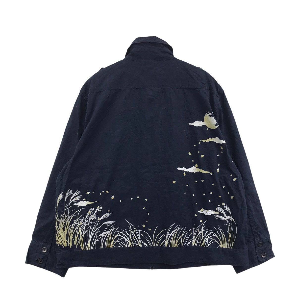 Japanese Brand JAPANESE BRAND Sukajan Motif Koi Fish Paint Jeans Jacket Size US XXL / EU 58 / 5 - 5 Thumbnail
