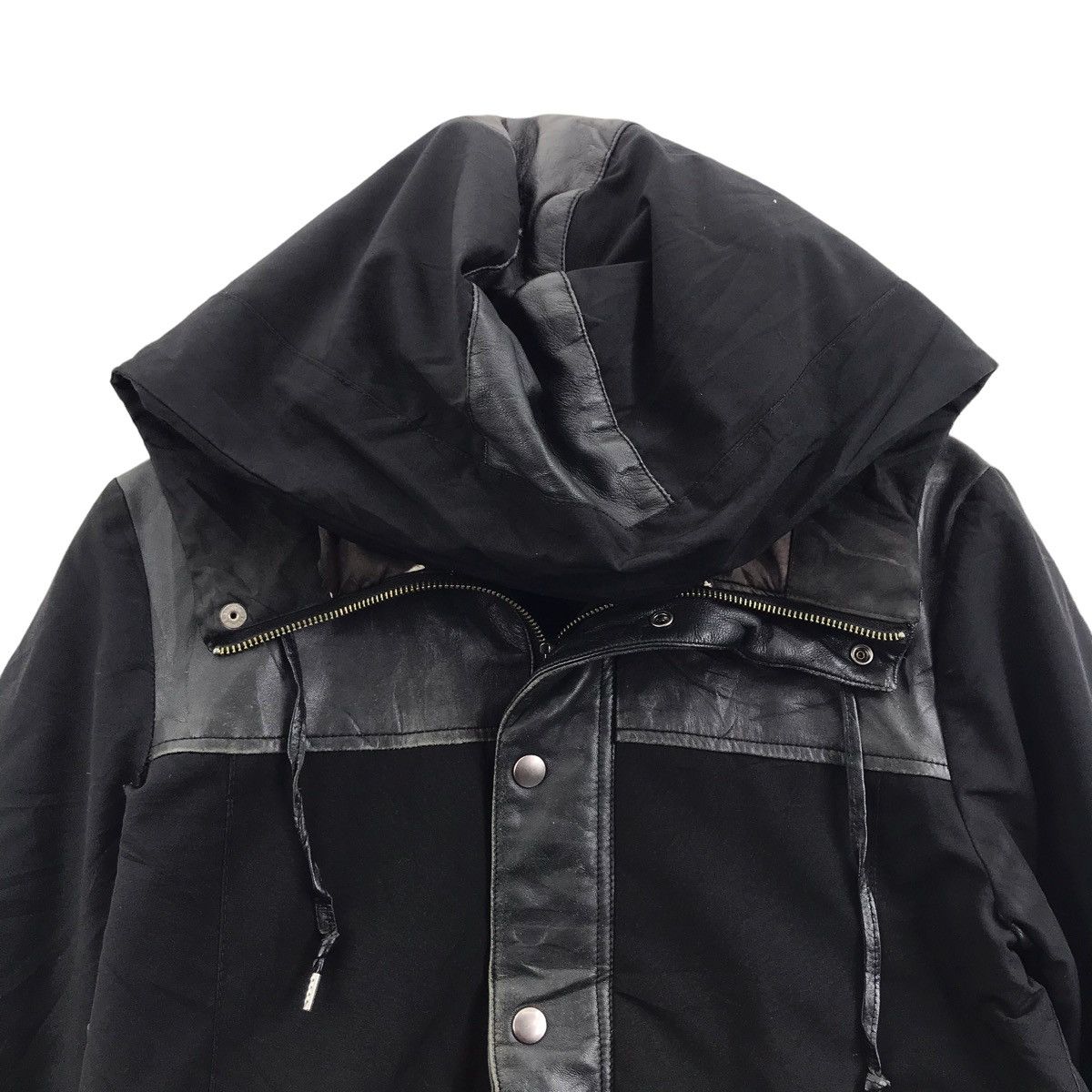 STUDIOUS STUDIOUS 1 JAPAN Brand Black Bomber Hooded Jacket Size US S / EU 44-46 / 1 - 2 Thumbnail