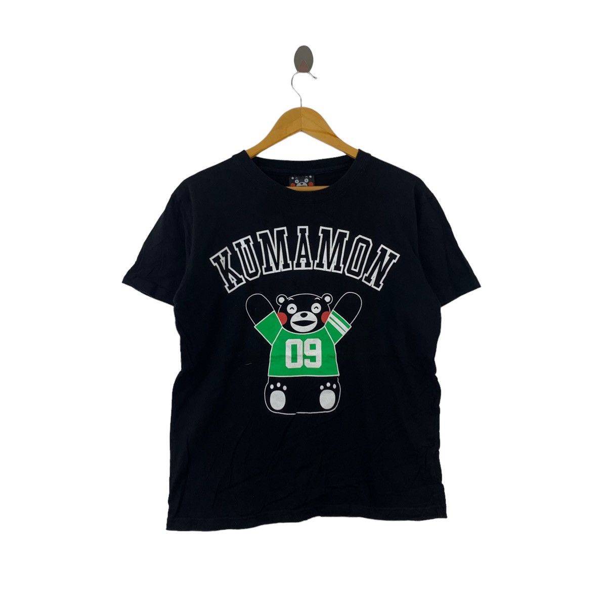 Japanese Brand 9 KUMAMON Japanese Mascot Prefecture Print Black Size US L / EU 52-54 / 3 - 1 Thumbnail