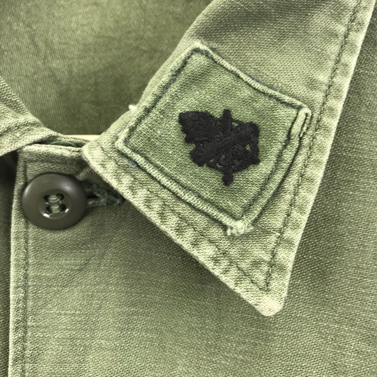 Vintage Vintage OG 107 US ARMY Sateen World War Green Shirt Patches Size US L / EU 52-54 / 3 - 3 Thumbnail