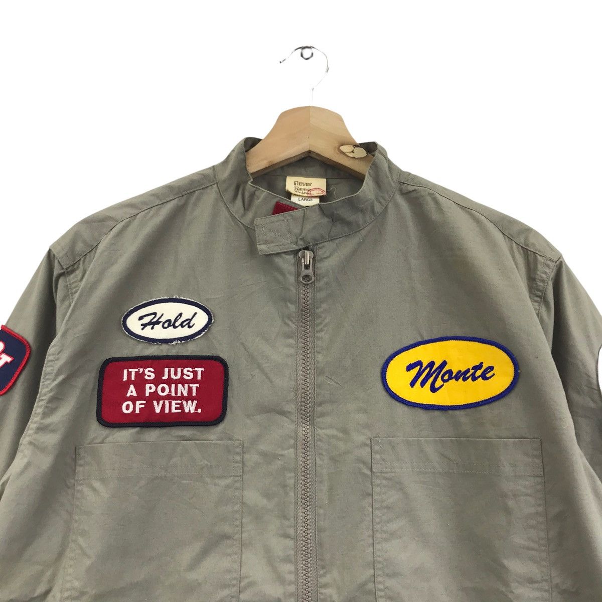 Japanese Brand NEVER SEEN THING Monte Japanese Brand Nst Motorcycle Jacket Size US L / EU 52-54 / 3 - 2 Thumbnail