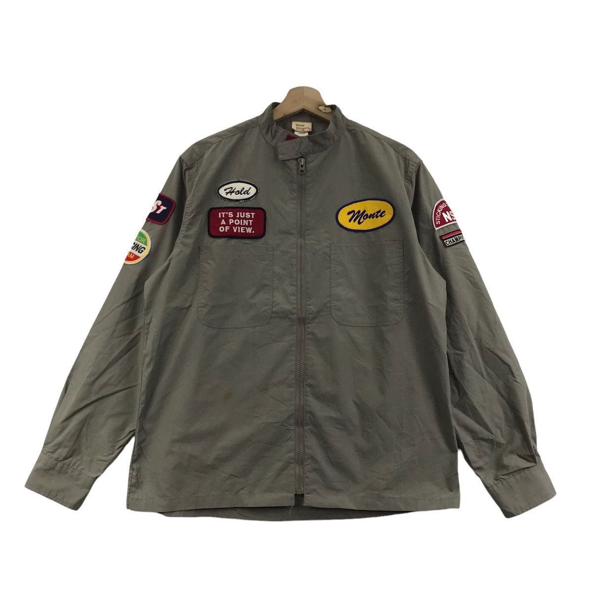 Japanese Brand NEVER SEEN THING Monte Japanese Brand Nst Motorcycle Jacket Size US L / EU 52-54 / 3 - 1 Thumbnail