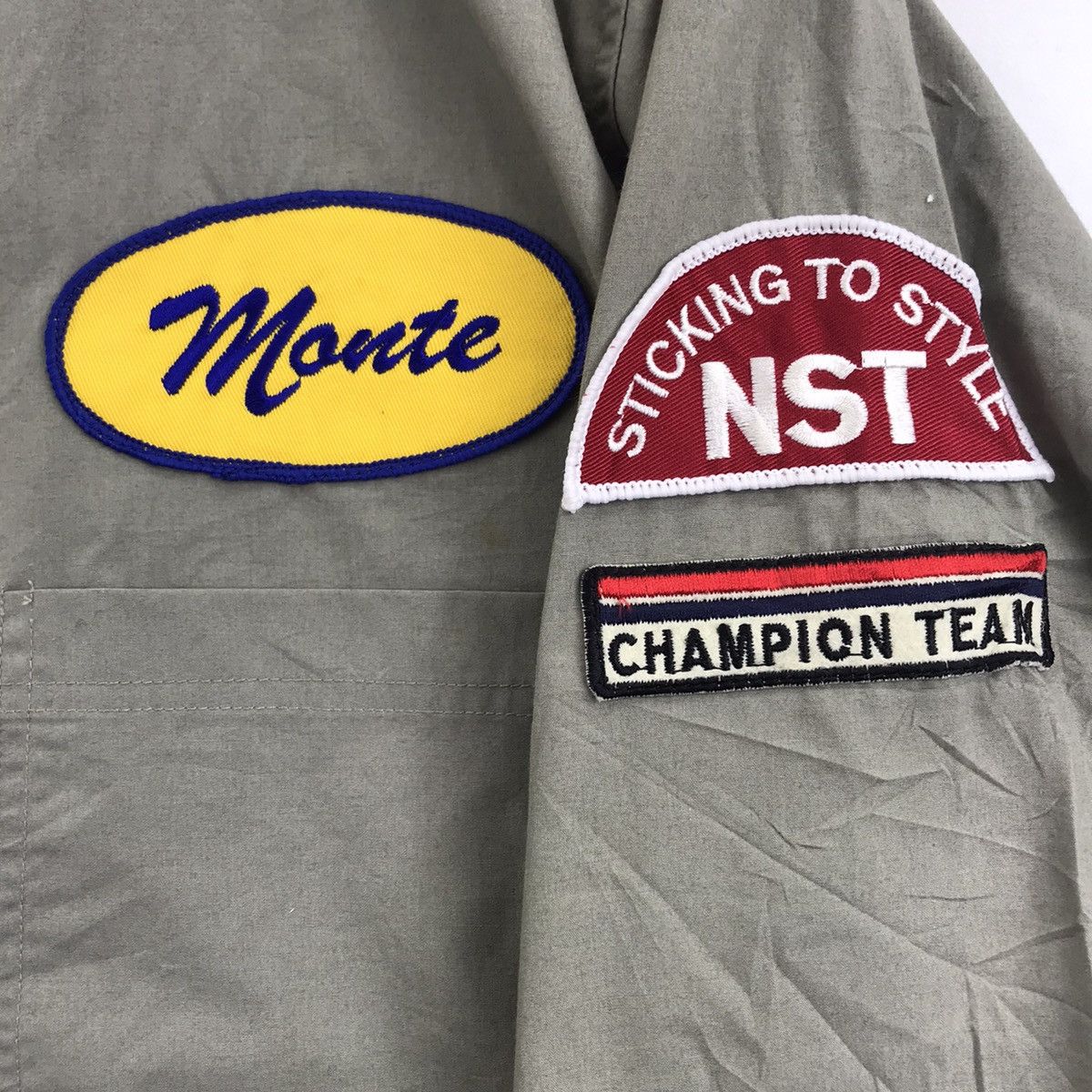 Japanese Brand NEVER SEEN THING Monte Japanese Brand Nst Motorcycle Jacket Size US L / EU 52-54 / 3 - 4 Thumbnail