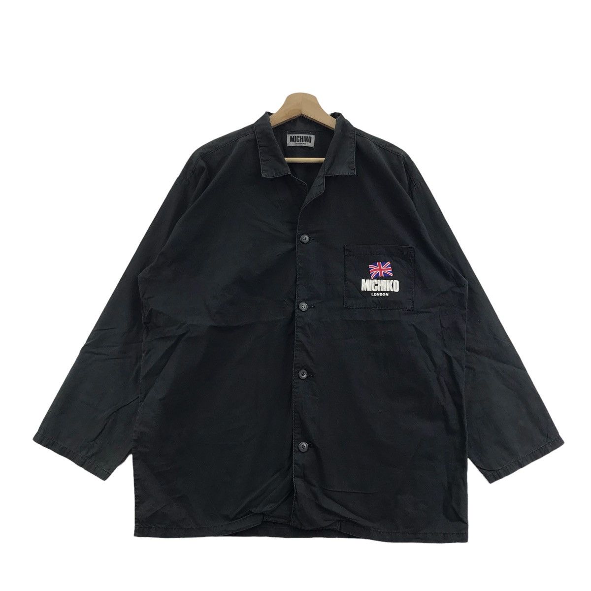 Michiko Koshino London MICHIKO LONDON KOSHINO Japanese Brand Black Coat Jacket Size US XL / EU 56 / 4 - 3 Thumbnail
