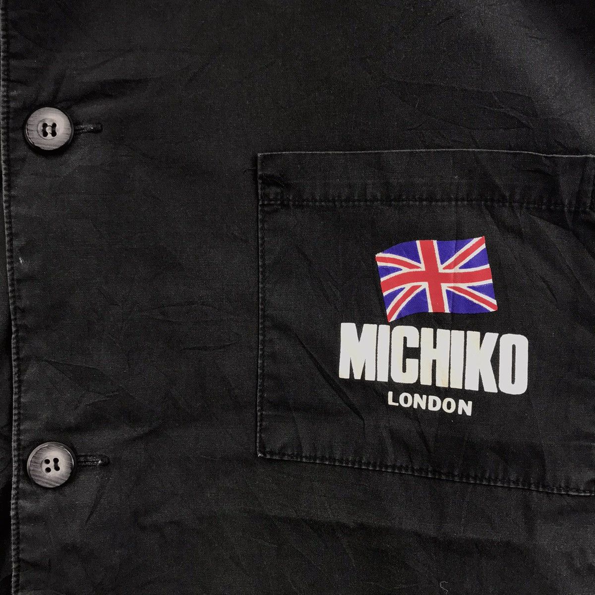 Michiko Koshino London MICHIKO LONDON KOSHINO Japanese Brand Black Coat Jacket Size US XL / EU 56 / 4 - 5 Thumbnail
