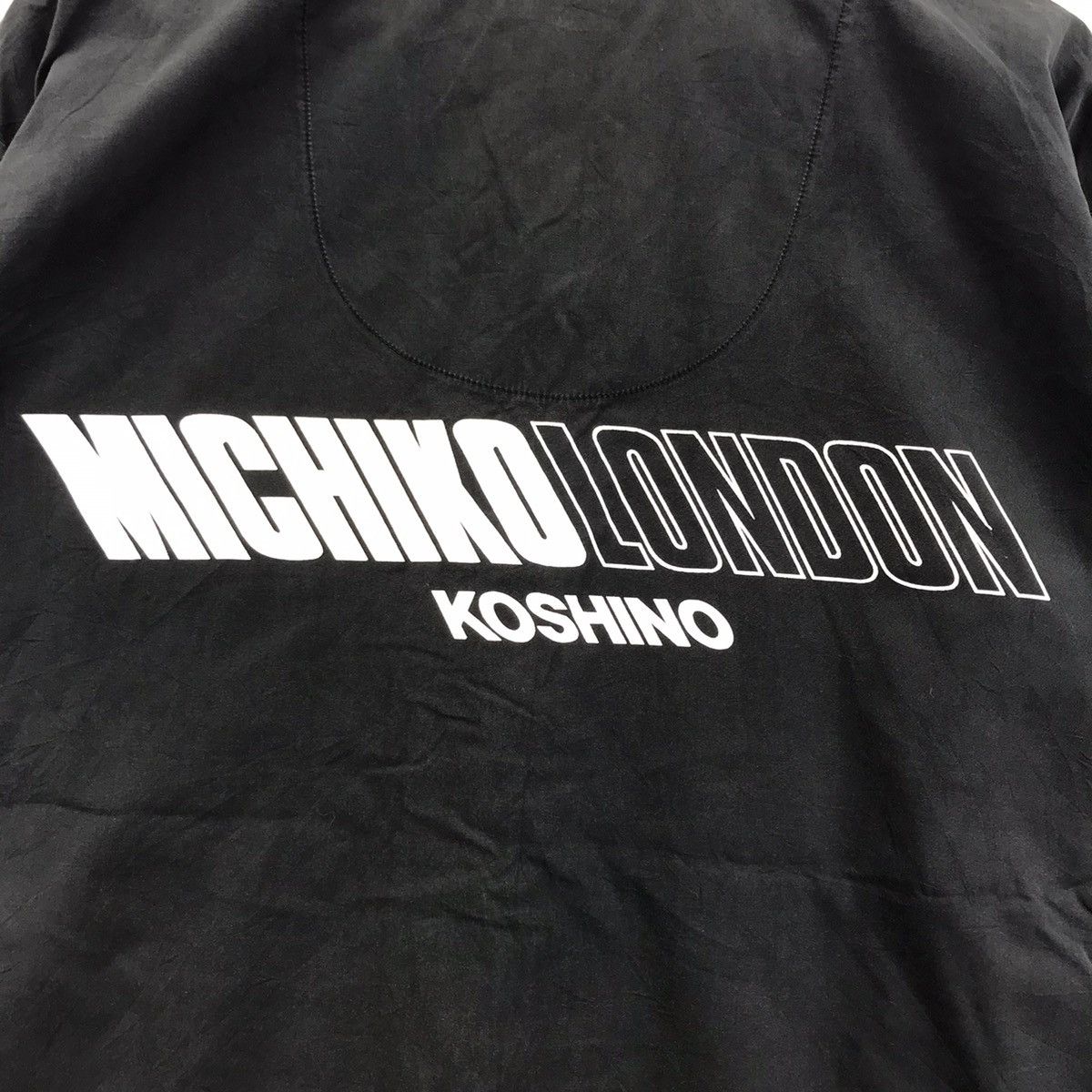 Michiko Koshino London MICHIKO LONDON KOSHINO Japanese Brand Black Coat Jacket Size US XL / EU 56 / 4 - 2 Thumbnail
