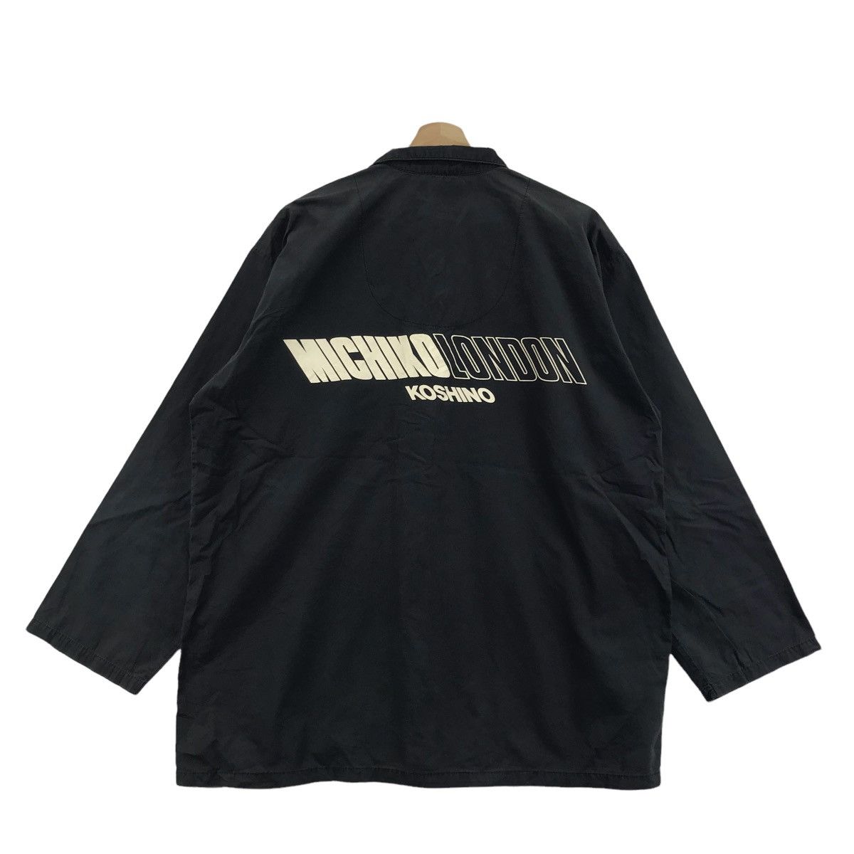 Michiko Koshino London MICHIKO LONDON KOSHINO Japanese Brand Black Coat Jacket Size US XL / EU 56 / 4 - 1 Thumbnail