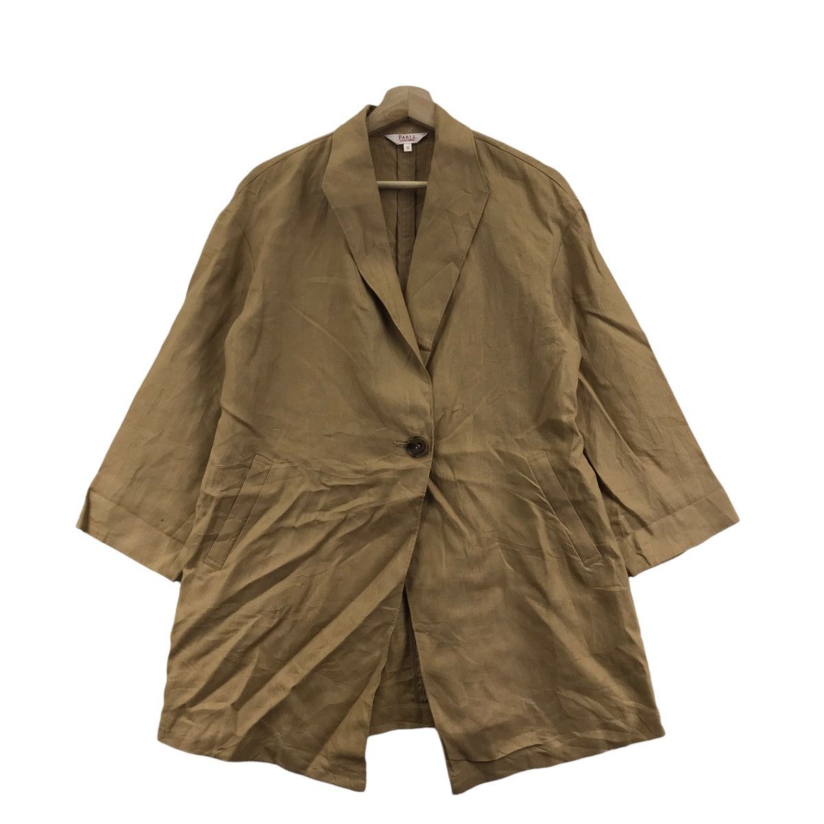 PART 2 JUNKO SHIMADA Japanese Brand Brown Coat Jacket