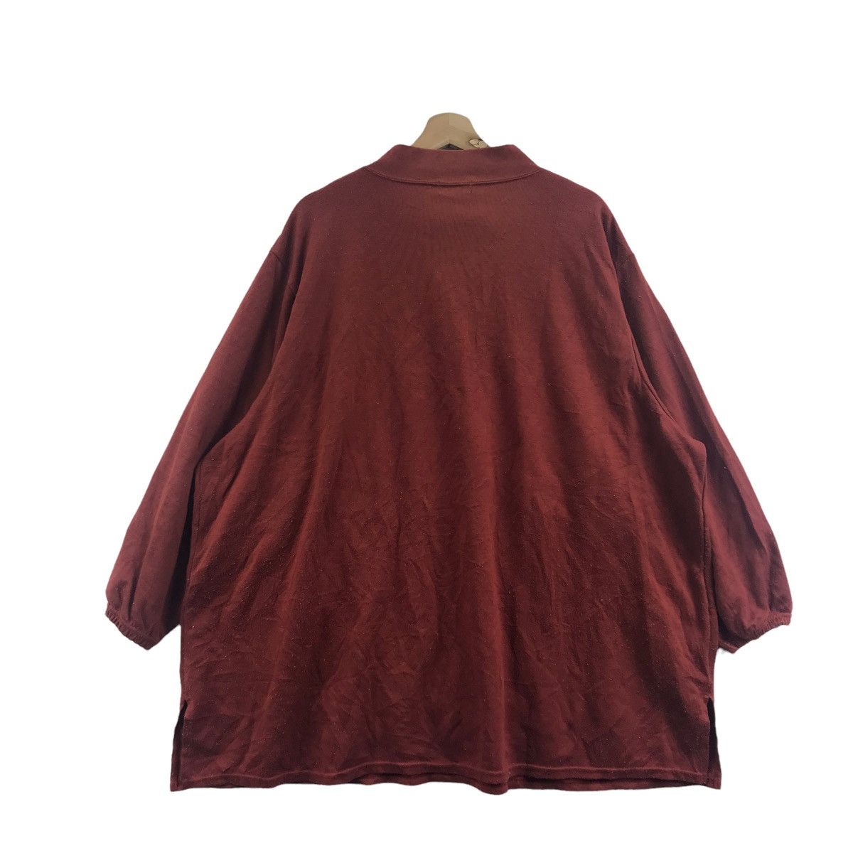 Vintage SOFIA VALENTINO Embroidered Dress Red Sweatshirt Size US XXL / EU 58 / 5 - 8 Thumbnail
