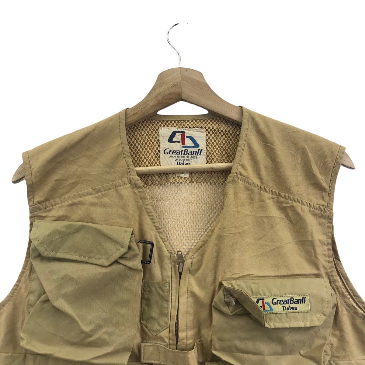 Vintage DAIWA GREAT BANFF Outdoor Tactical Multi Pocket Vest Fishing Size US M / EU 48-50 / 2 - 2 Thumbnail