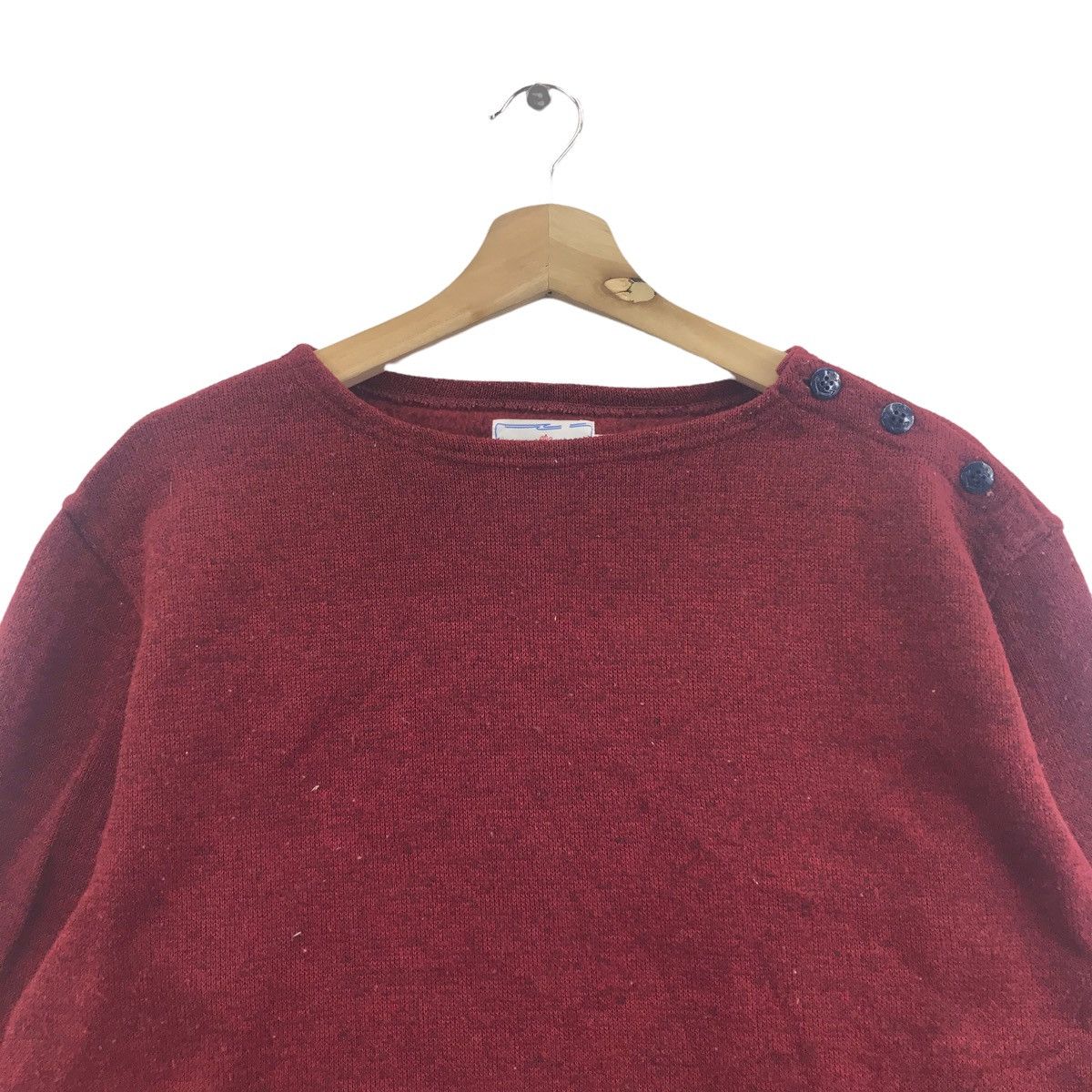 Japanese Brand AZUOZ MAZEE France Japanese Brand Red Jumper Sweatshirt Size US M / EU 48-50 / 2 - 2 Thumbnail