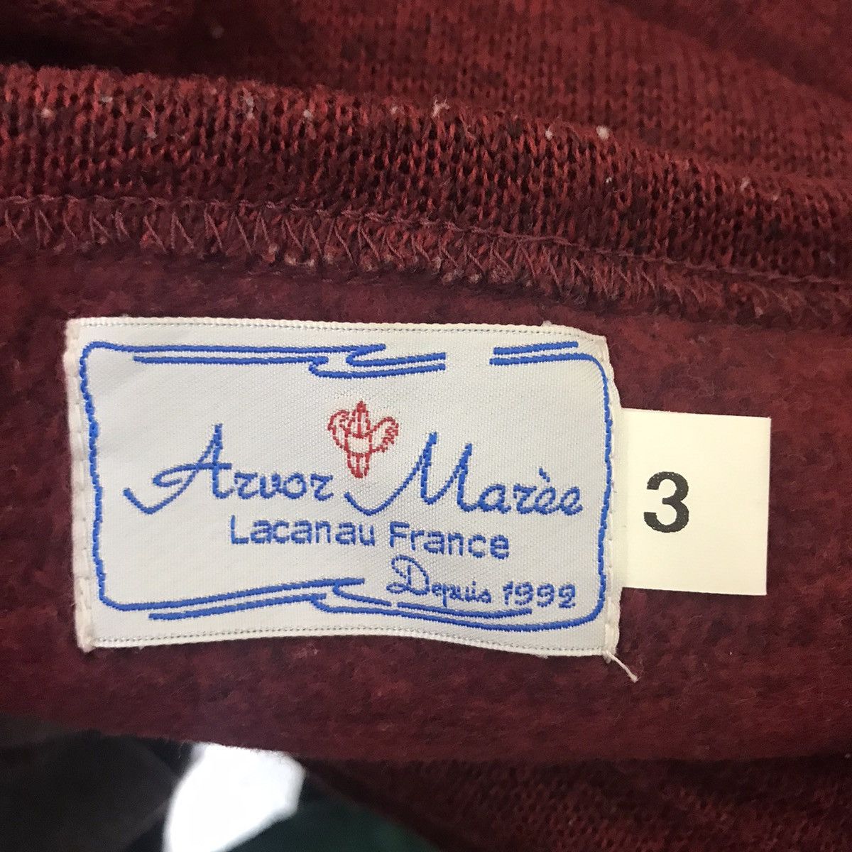 Japanese Brand AZUOZ MAZEE France Japanese Brand Red Jumper Sweatshirt Size US M / EU 48-50 / 2 - 5 Thumbnail
