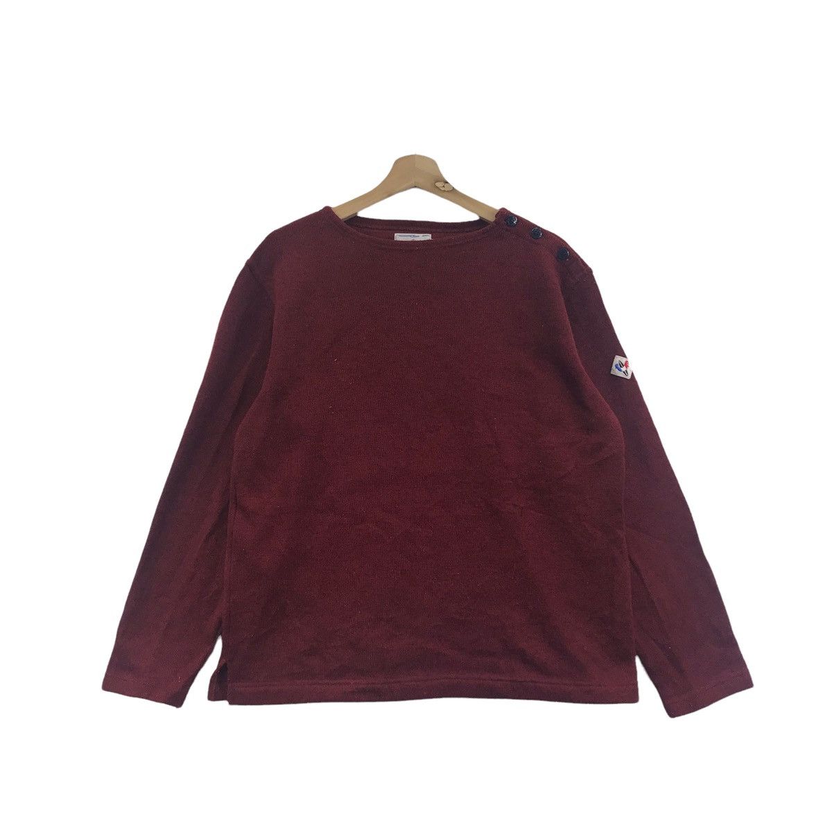 Japanese Brand AZUOZ MAZEE France Japanese Brand Red Jumper Sweatshirt Size US M / EU 48-50 / 2 - 1 Thumbnail