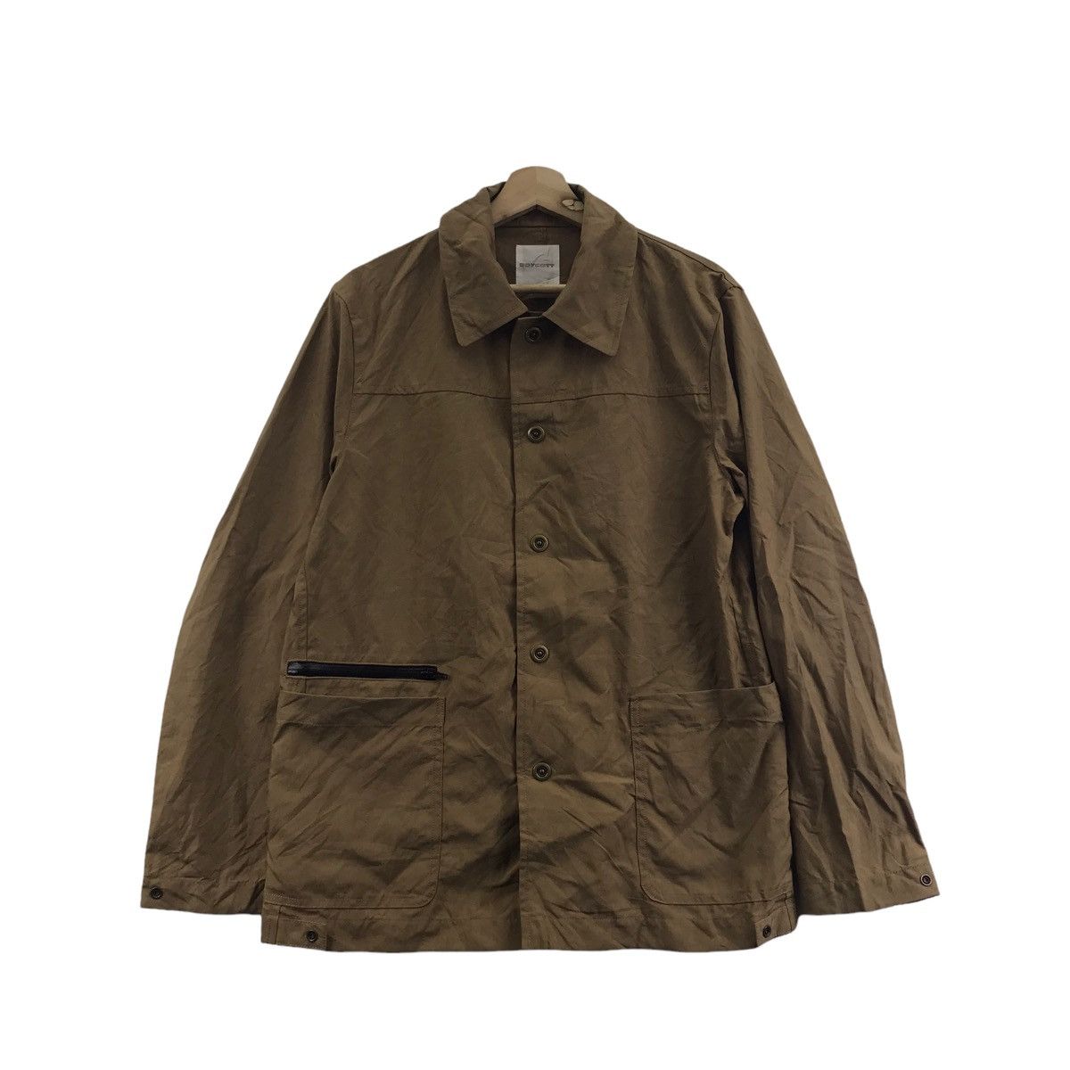 Boycott BOYCOTT Japanese Brand Brown Coat Jacket Size US M / EU 48-50 / 2 - 1 Thumbnail