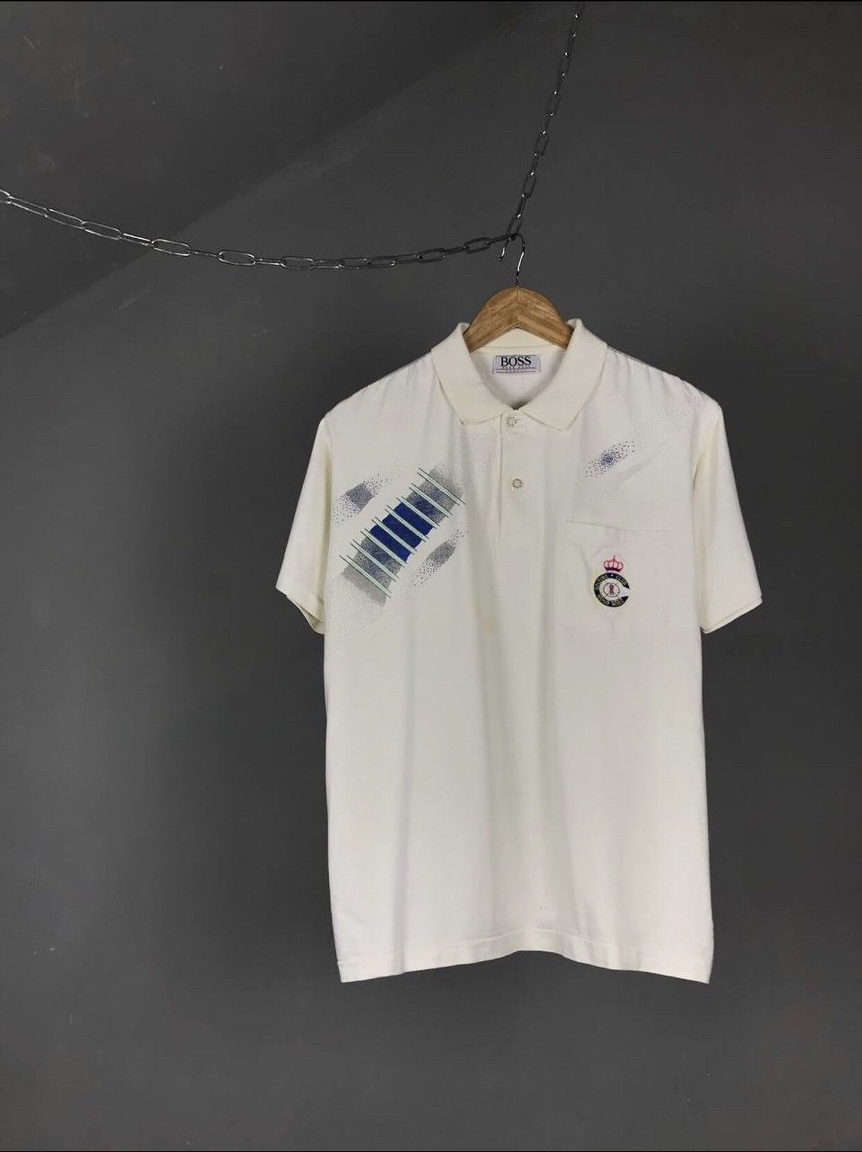 Hugo Boss × Vintage Hugo Boss luxury streetwear vintage Andre Agassi polo tee Size US M / EU 48-50 / 2 - 1 Thumbnail