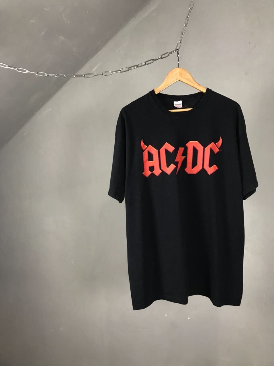 Band Tees AC/DC 2016 vintage overprinted rock band tee Size US XXL / EU 58 / 5 - 1 Thumbnail