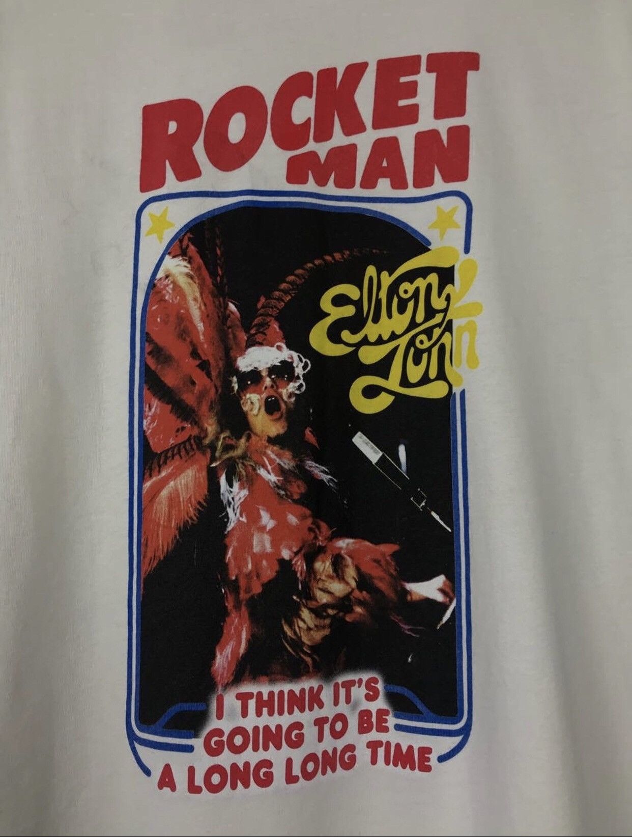 Band Tees × Star Of Hollywood × Vintage Elton John vintage band star of Hollywood tee Size US M / EU 48-50 / 2 - 3 Thumbnail