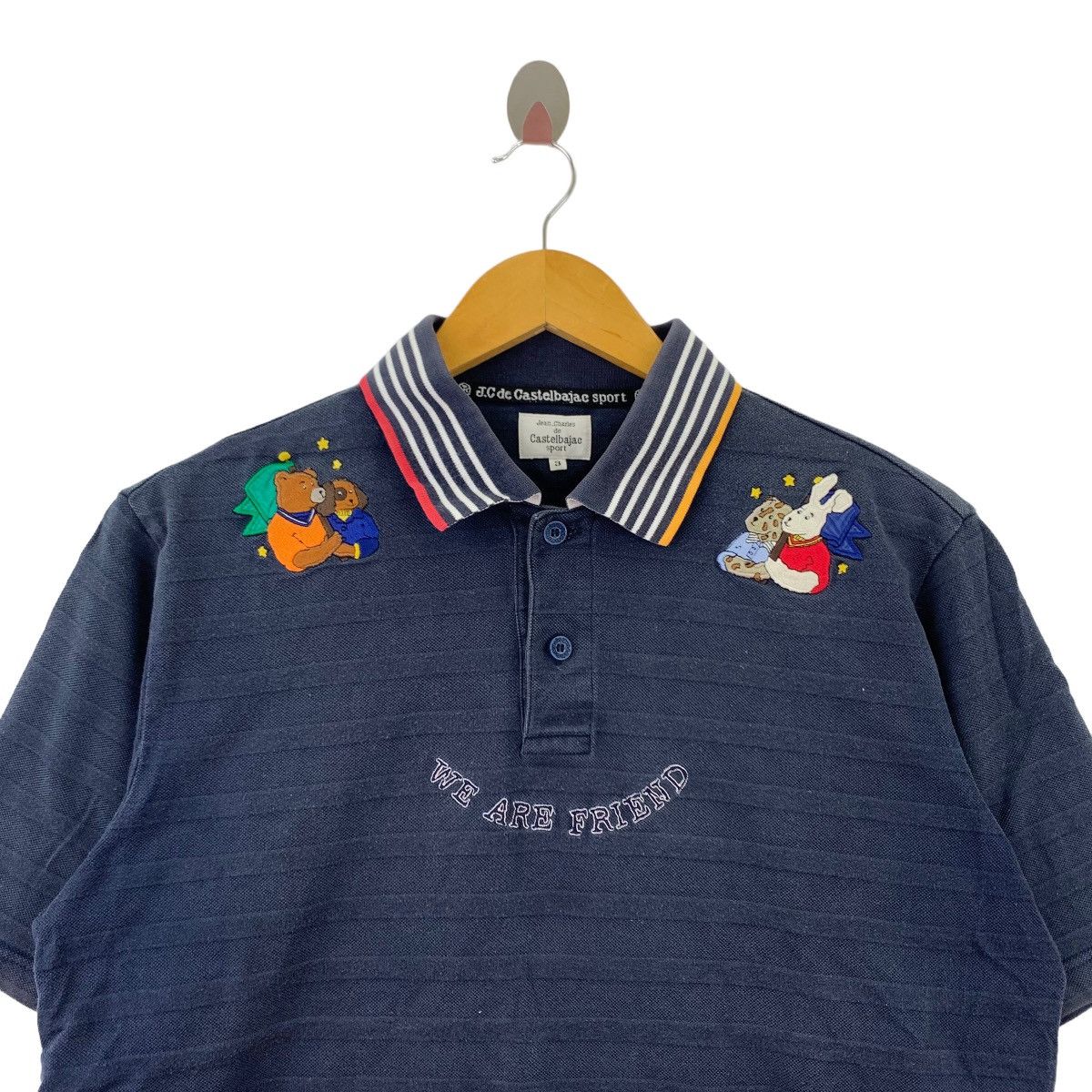 Jean Charles De Castelbajac JC DE CASTELBAJAC Sport Embroidered Animal Collar Size US M / EU 48-50 / 2 - 2 Thumbnail