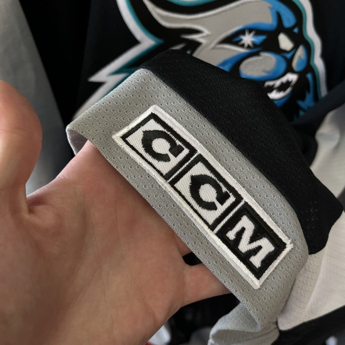 Ccm VINTAGE AUGUSTA LYNX CCM ECHL MINOR LIGUE HOCKEY JERSEY Size US XL / EU 56 / 4 - 5 Thumbnail