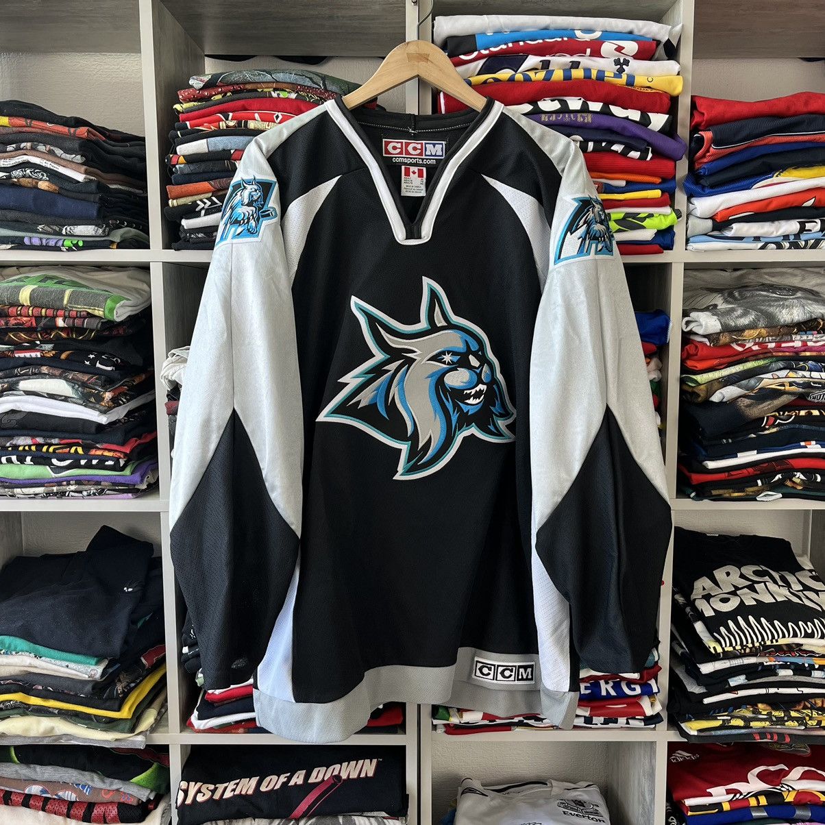 Ccm VINTAGE AUGUSTA LYNX CCM ECHL MINOR LIGUE HOCKEY JERSEY Size US XL / EU 56 / 4 - 1 Thumbnail