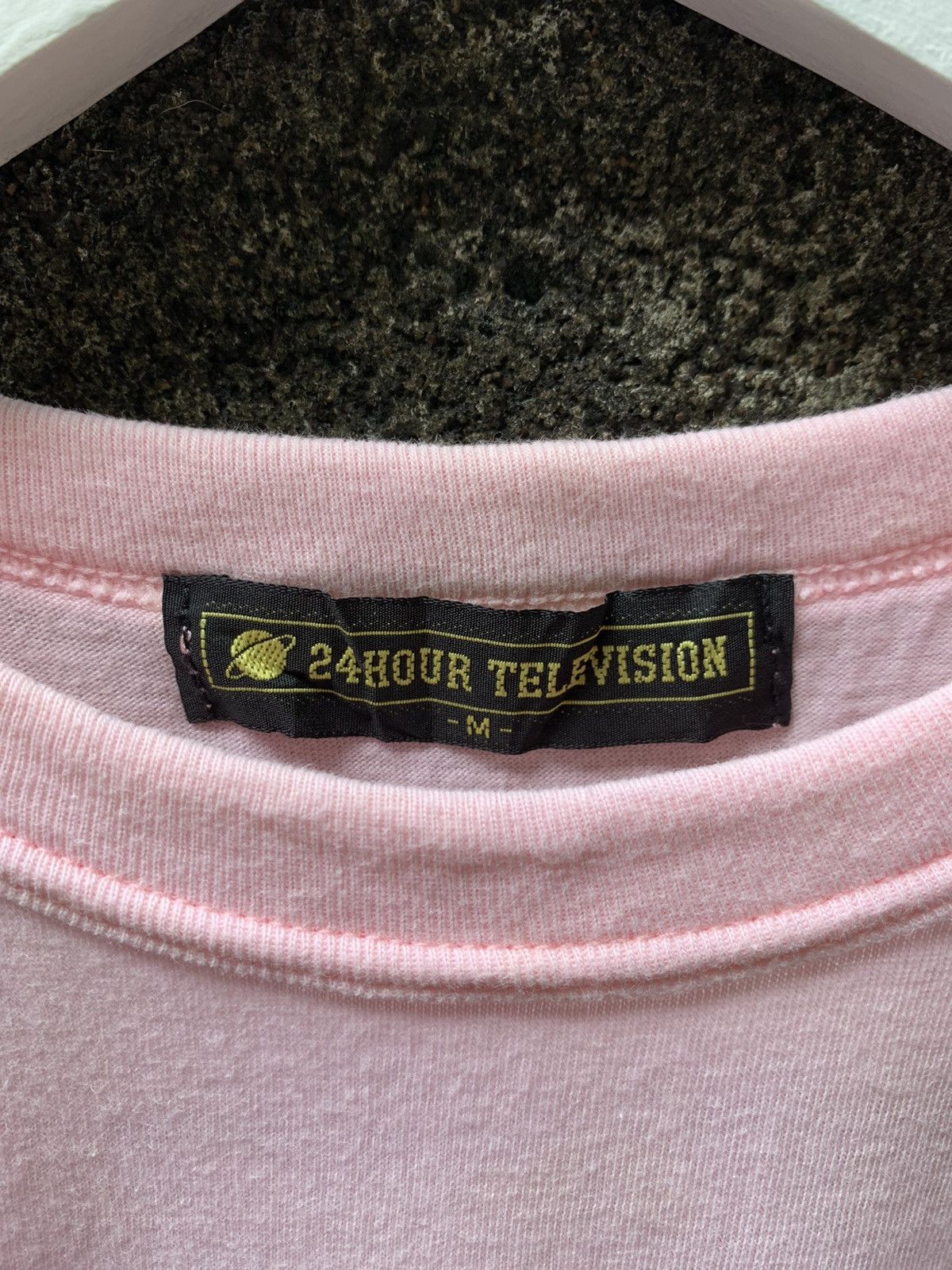 Japanese Brand × Takashi Murakami × Vintage 🔥🔥NeedGone🔥🔥 TAKASHI MURAKAMI 24HOUR TV JAPAN 31st Ann.Pink Size US M / EU 48-50 / 2 - 3 Thumbnail