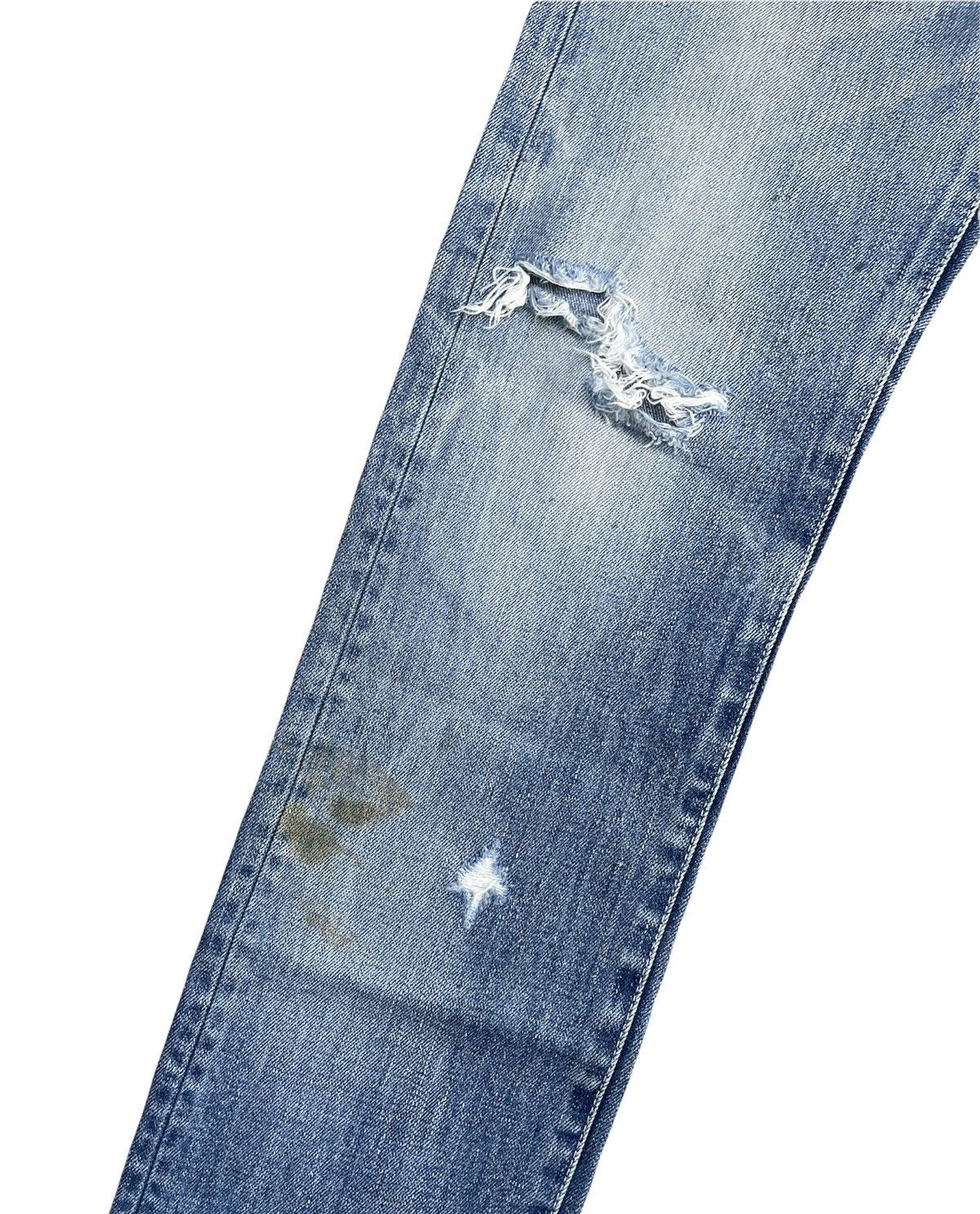 If Six Was Nine × Vanquish Vanquish Japan Aging Distressed Denim Size US 33 - 4 Thumbnail