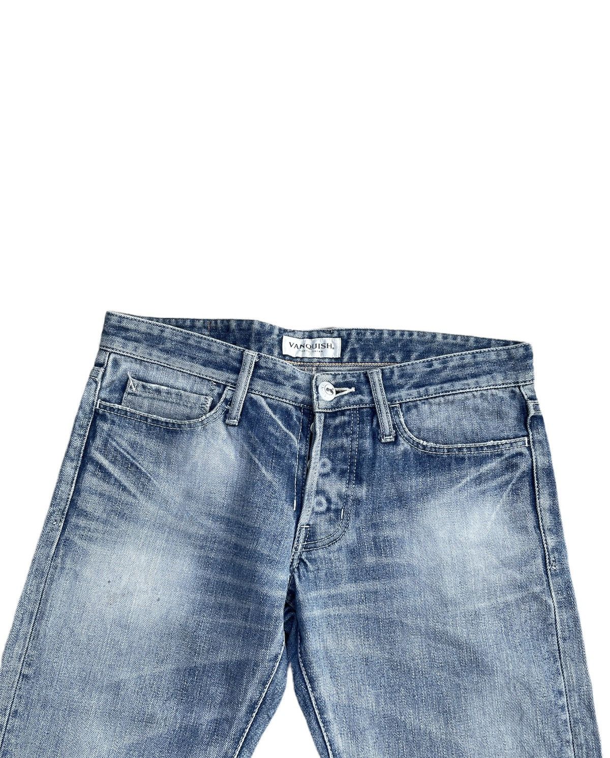 If Six Was Nine × Vanquish Vanquish Japan Aging Distressed Denim Size US 33 - 6 Thumbnail