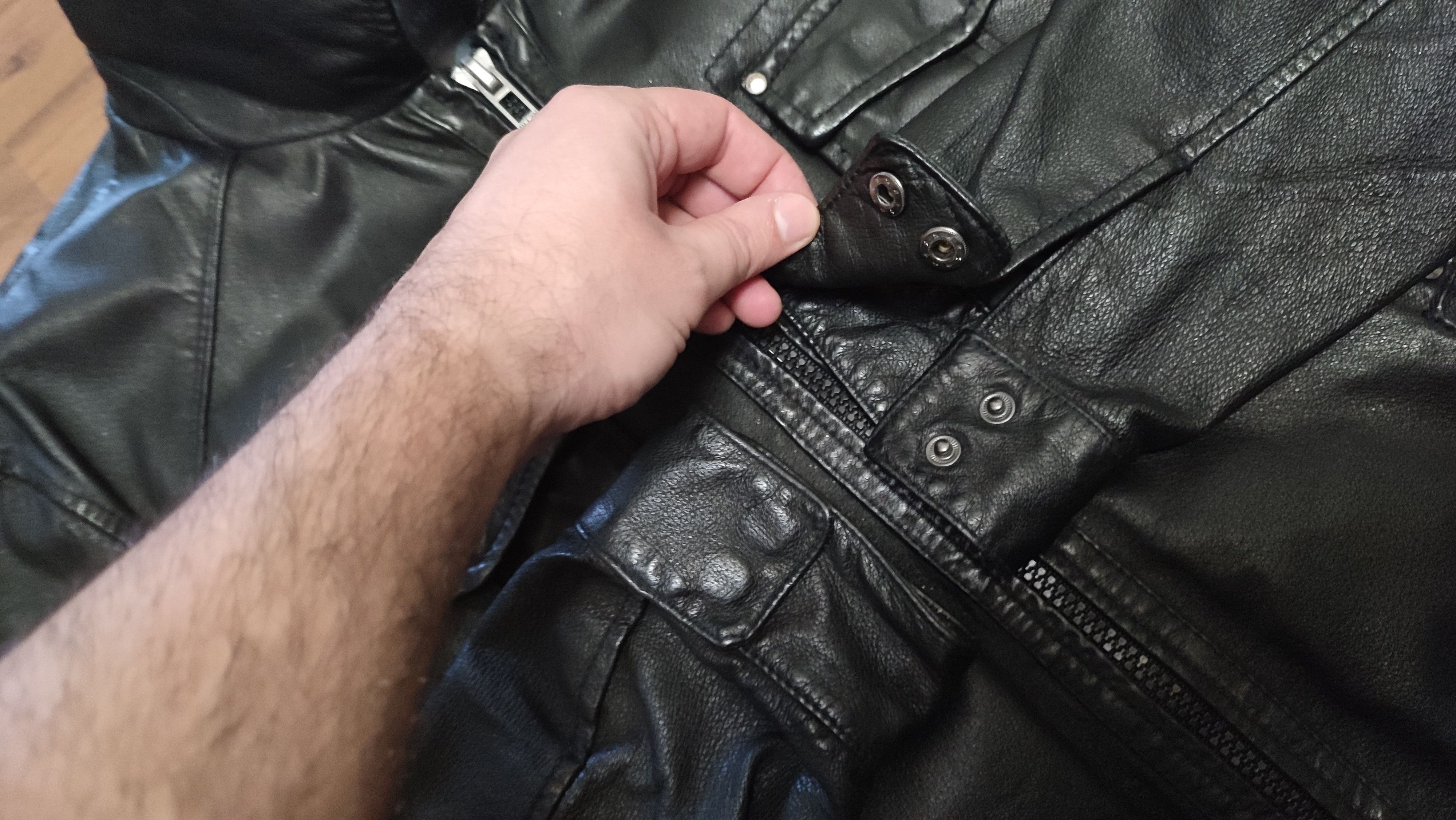 Angelo Litrico Vintage Angelo Litrico leather jacket, L Size US M / EU 48-50 / 2 - 3 Thumbnail