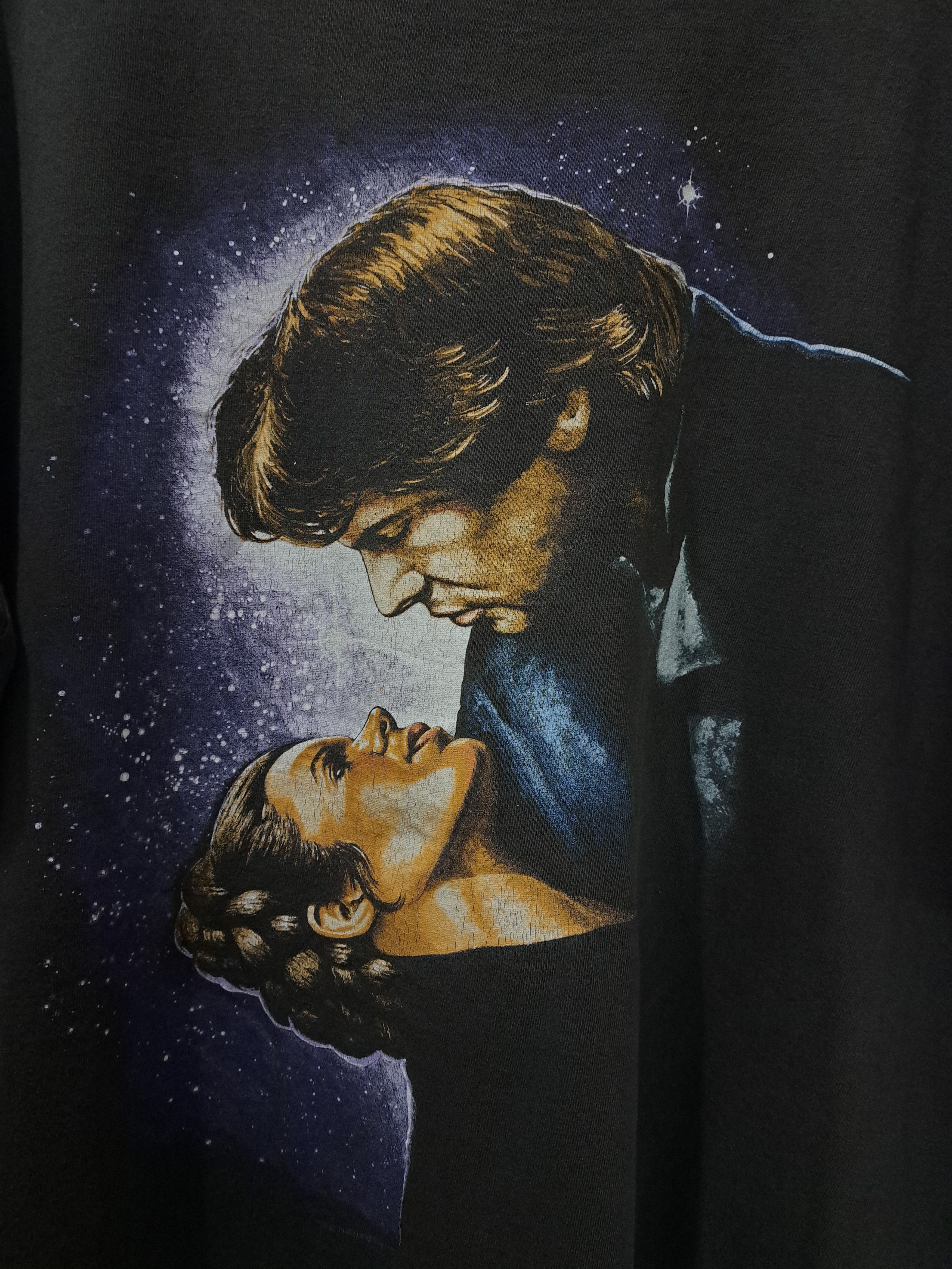 Star Wars Vintage Star Wars Han Solo kiss Princess Leia tee tee Size US XL / EU 56 / 4 - 3 Thumbnail