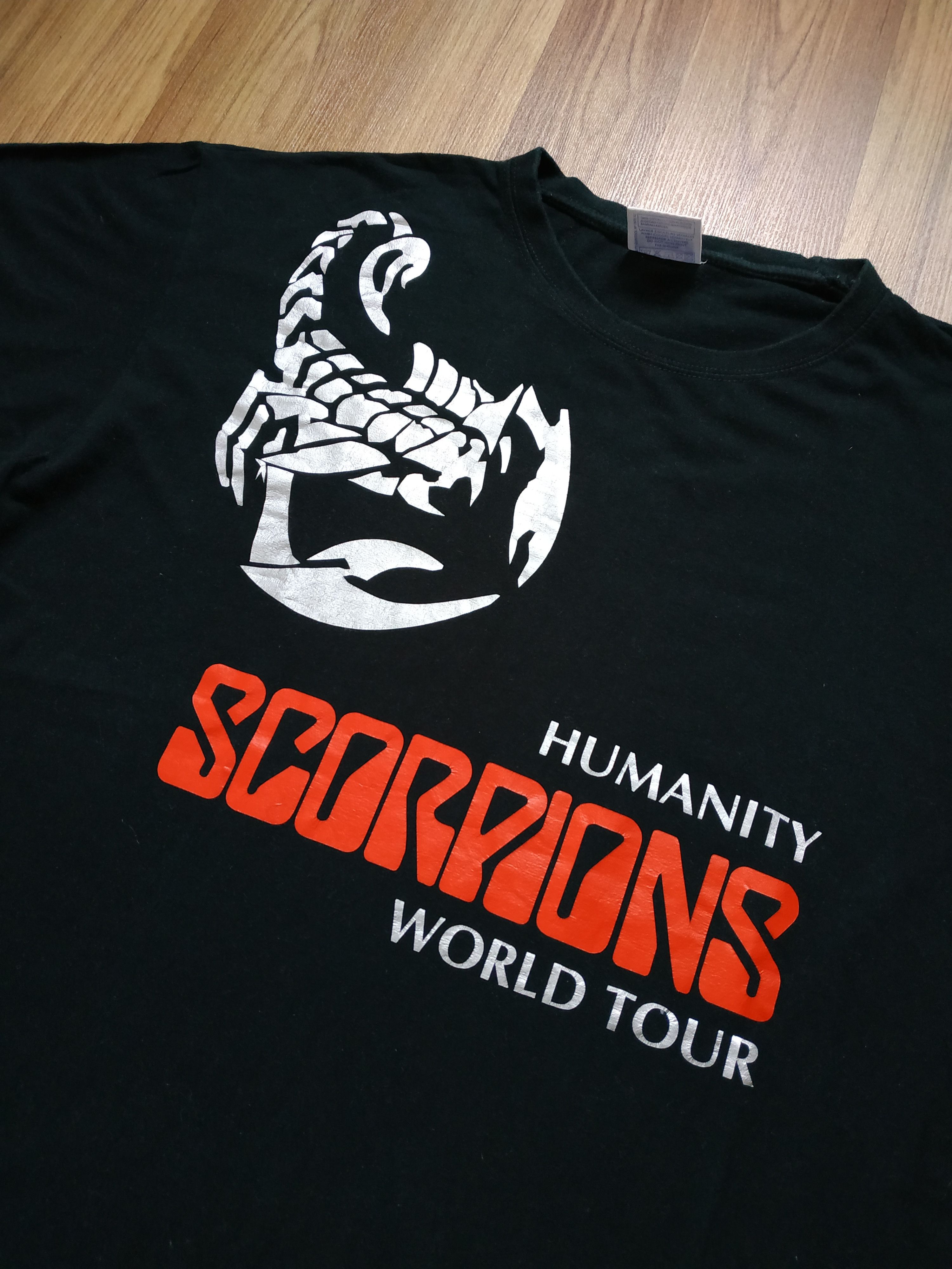 Other Vintage Y2K Scorpions Humanity World Tour T Shirt Metallica Size US XL / EU 56 / 4 - 3 Thumbnail
