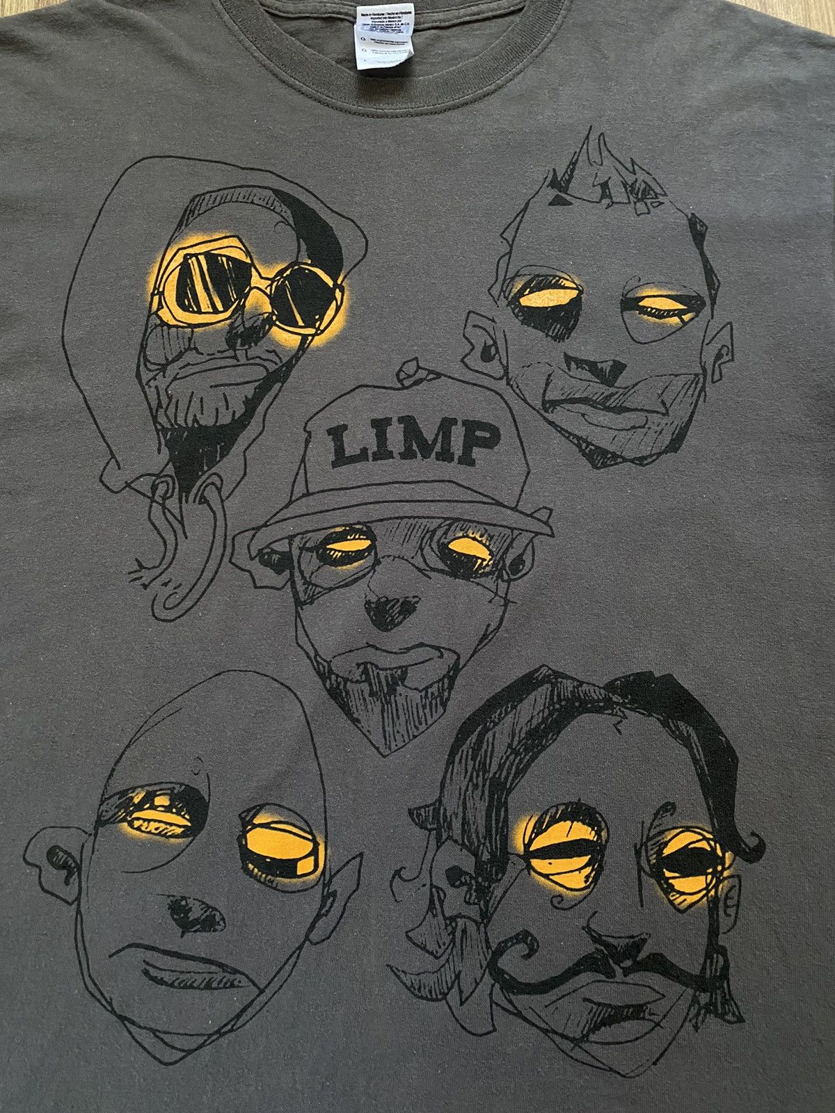 Band Tees Vintage Y2K Limp Bizkit T Shirt Tee Linkin Park Rammstein Size US L / EU 52-54 / 3 - 3 Thumbnail