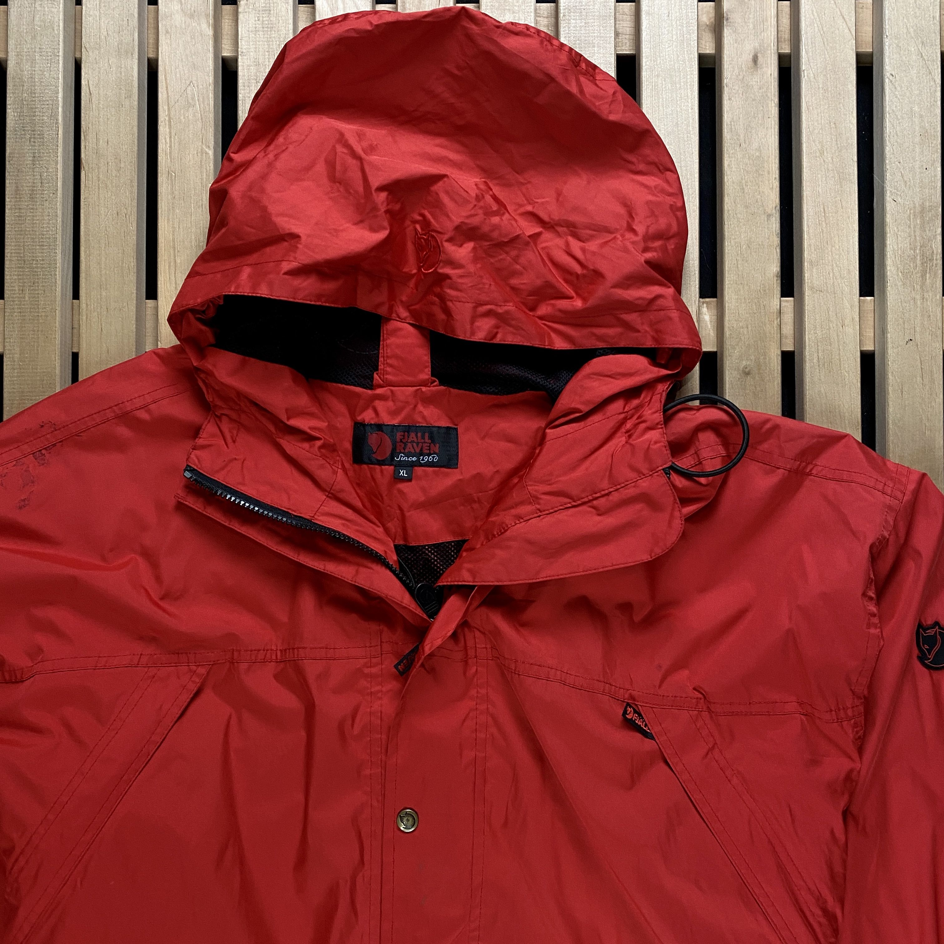Fjallraven × Vintage Mens Vintage Hooded Jacket Fjallraven Size XL Size US XL / EU 56 / 4 - 2 Thumbnail