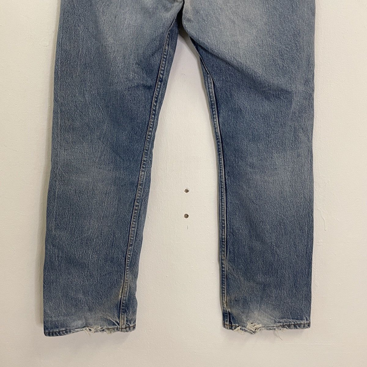 Levi's Vintage 90s Levis 501 Distressed Denim Jeans Size US 33 - 11 Thumbnail