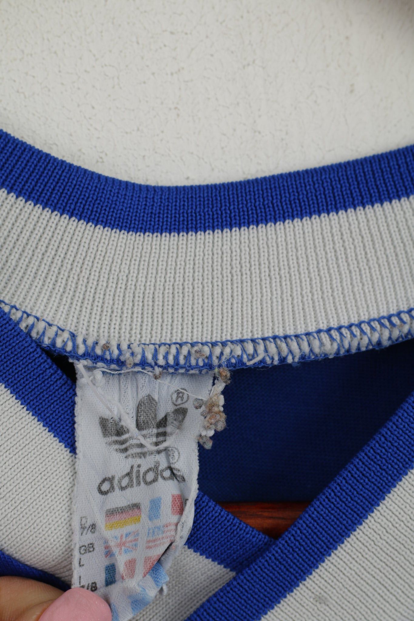 Adidas × Vintage Adidas Men L (M) Shirt Blue Ergee #15 Vintage 6663 Size US L / EU 52-54 / 3 - 4 Thumbnail