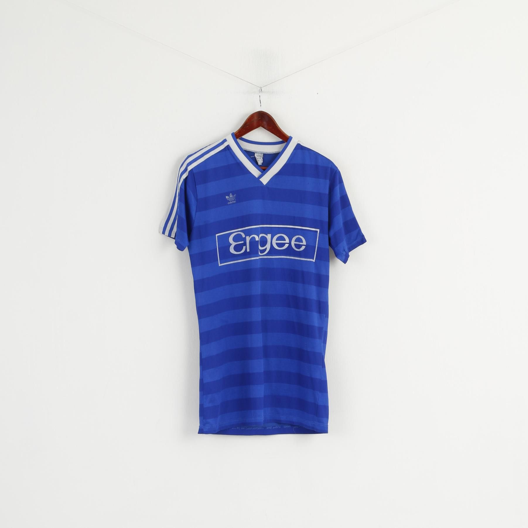 Adidas × Vintage Adidas Men L (M) Shirt Blue Ergee #15 Vintage 6663 Size US L / EU 52-54 / 3 - 1 Thumbnail