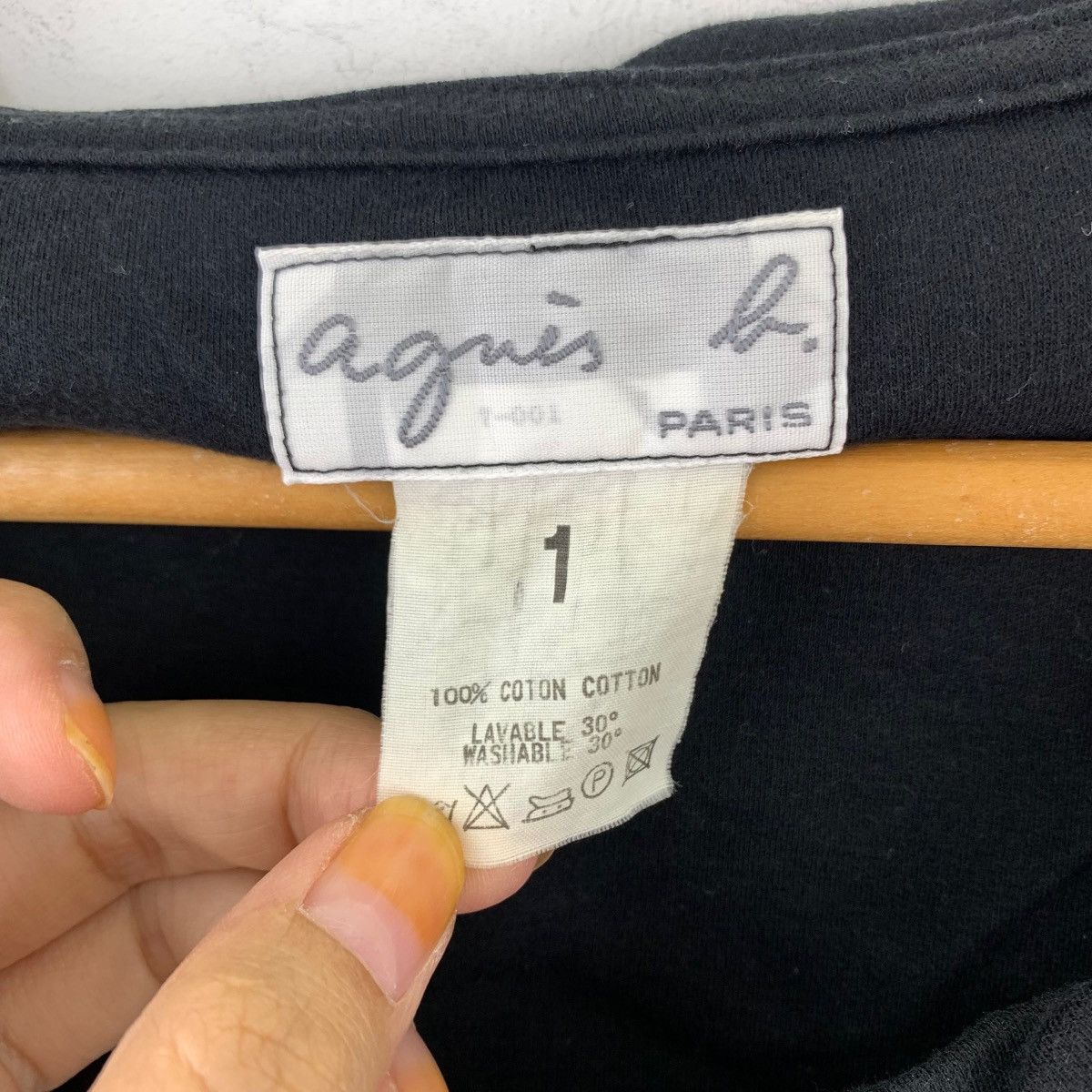 agnes b. AGNES B PARIS French Designer Brand Black Plain Size XS / US 0-2 / IT 36-38 - 3 Thumbnail
