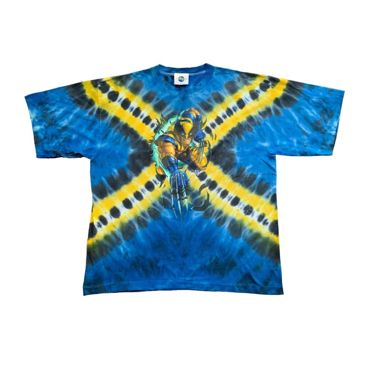 T-shirt Vintage 1999 Digimon Tie Dye - Taille L Jeunesse/Garçon - Multicolore - Occasion Très Bon état