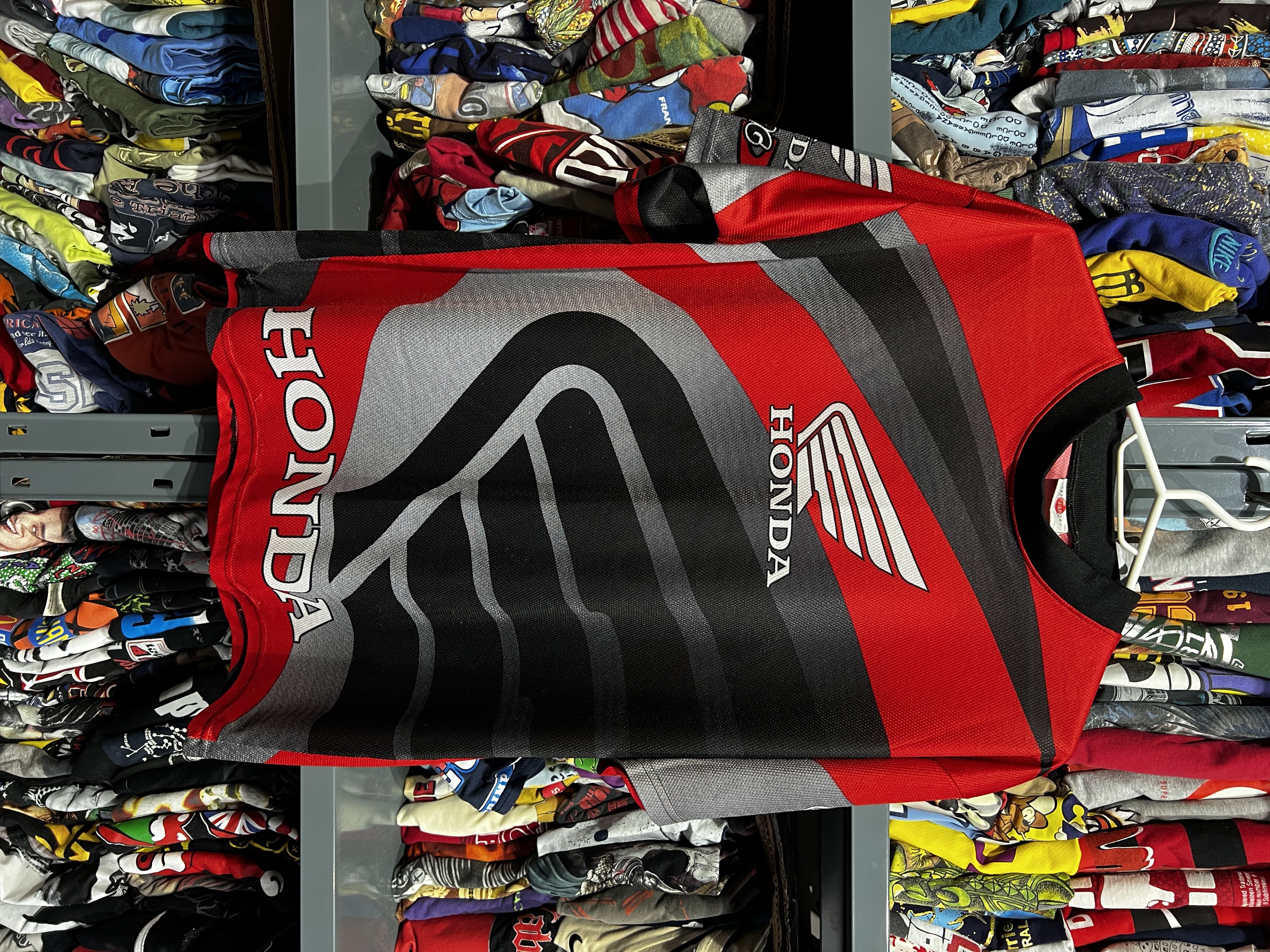 Honda Vintage Honda Racing Jersey Shirt size L Size US L / EU 52-54 / 3 - 1 Thumbnail