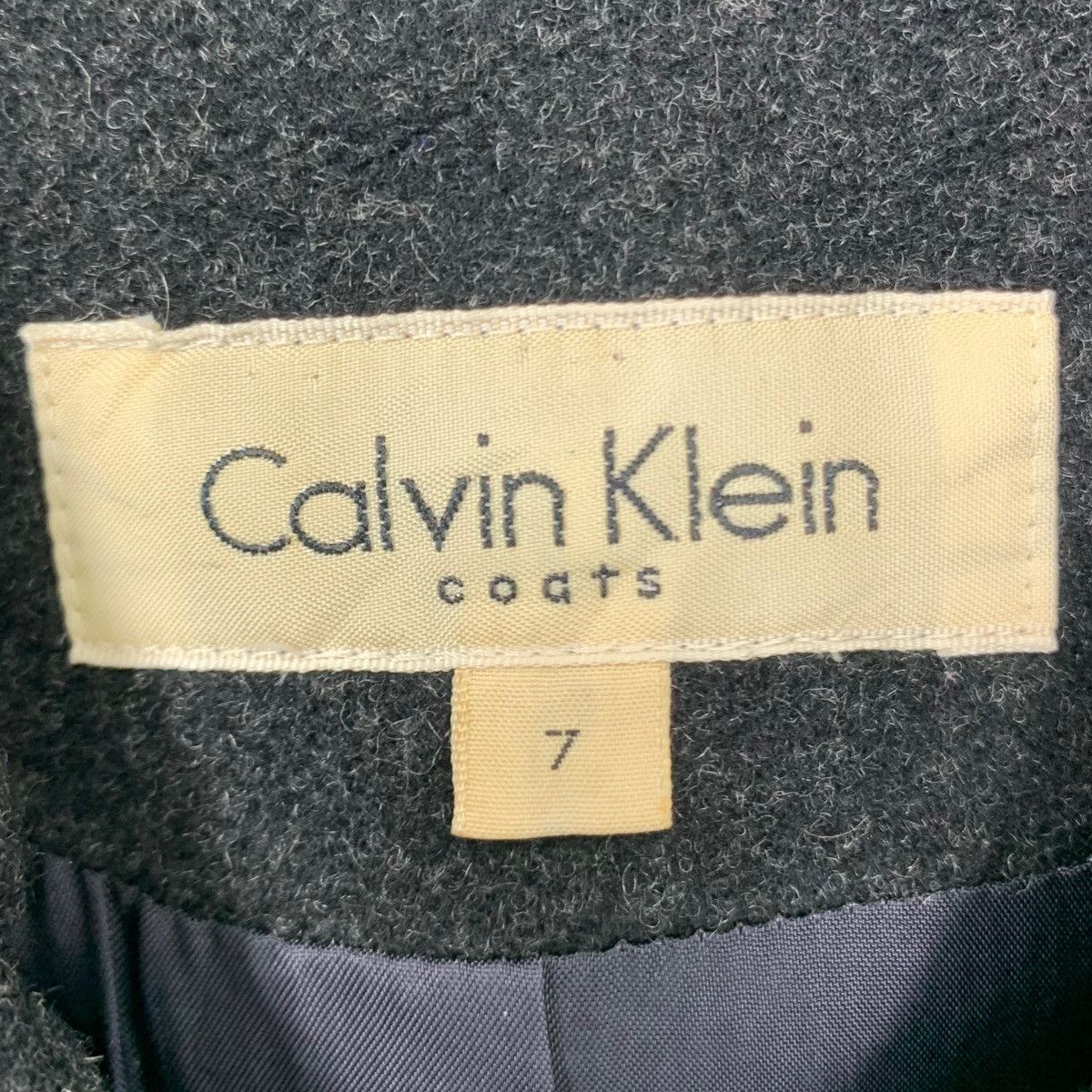 Calvin Klein Vintage 90s Calvin Klein Wool Long Coat Size US M / EU 48-50 / 2 - 4 Thumbnail